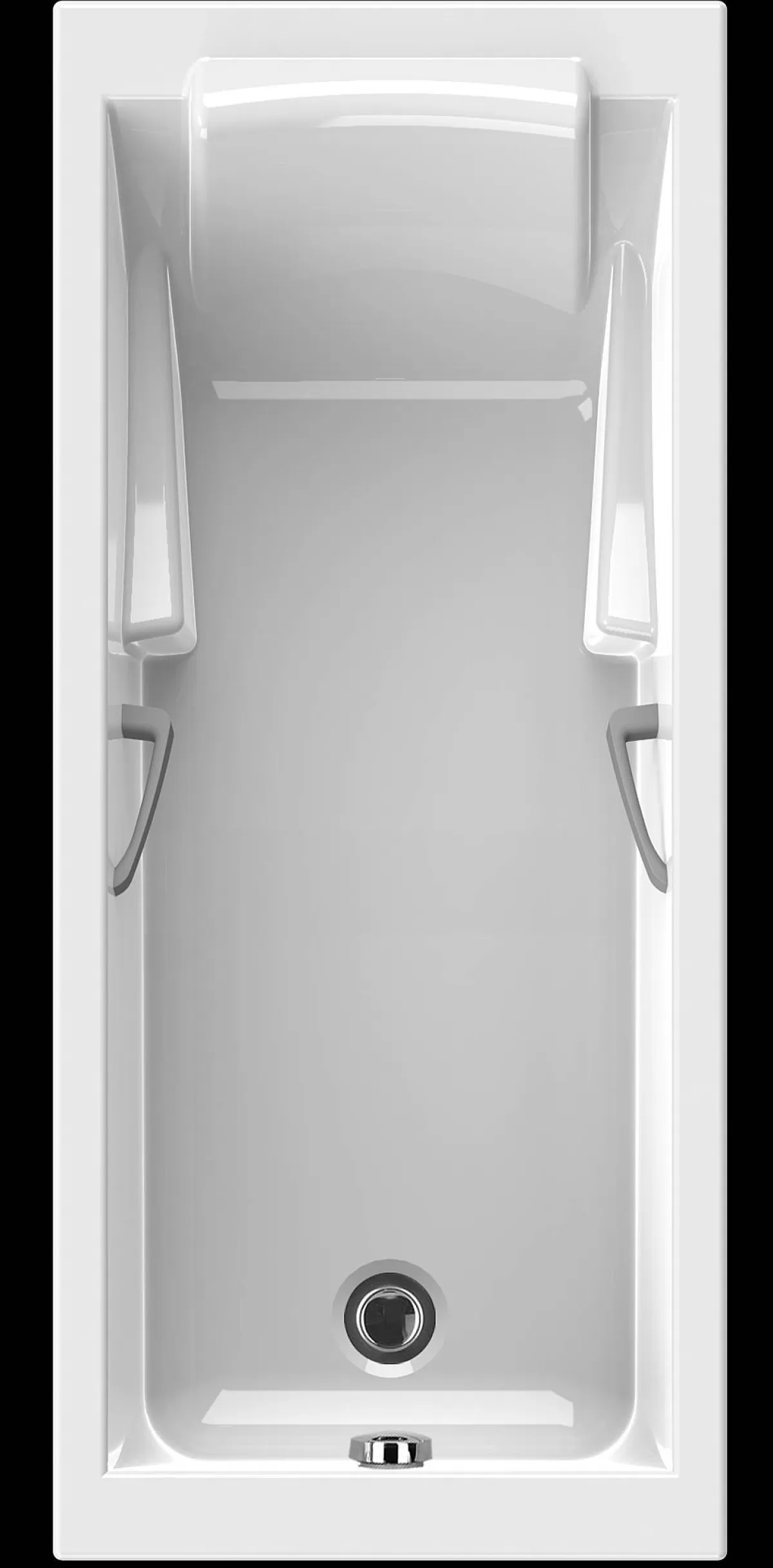 Brico Lodge Rechthoekig Bad - 180 X 80 X 53,5-55,5 Cm - Puretex® Store