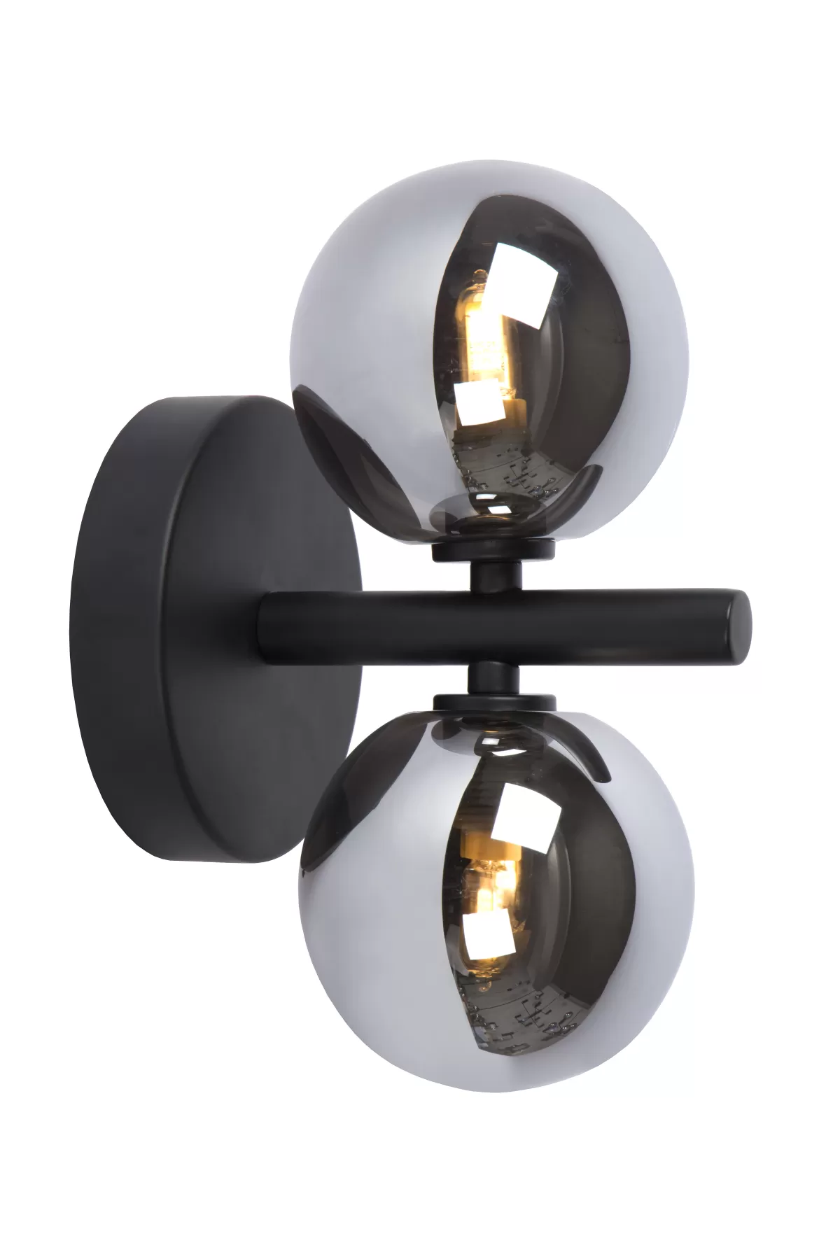 Brico Lucide Wandlamp Tycho Zwart 2Xg9