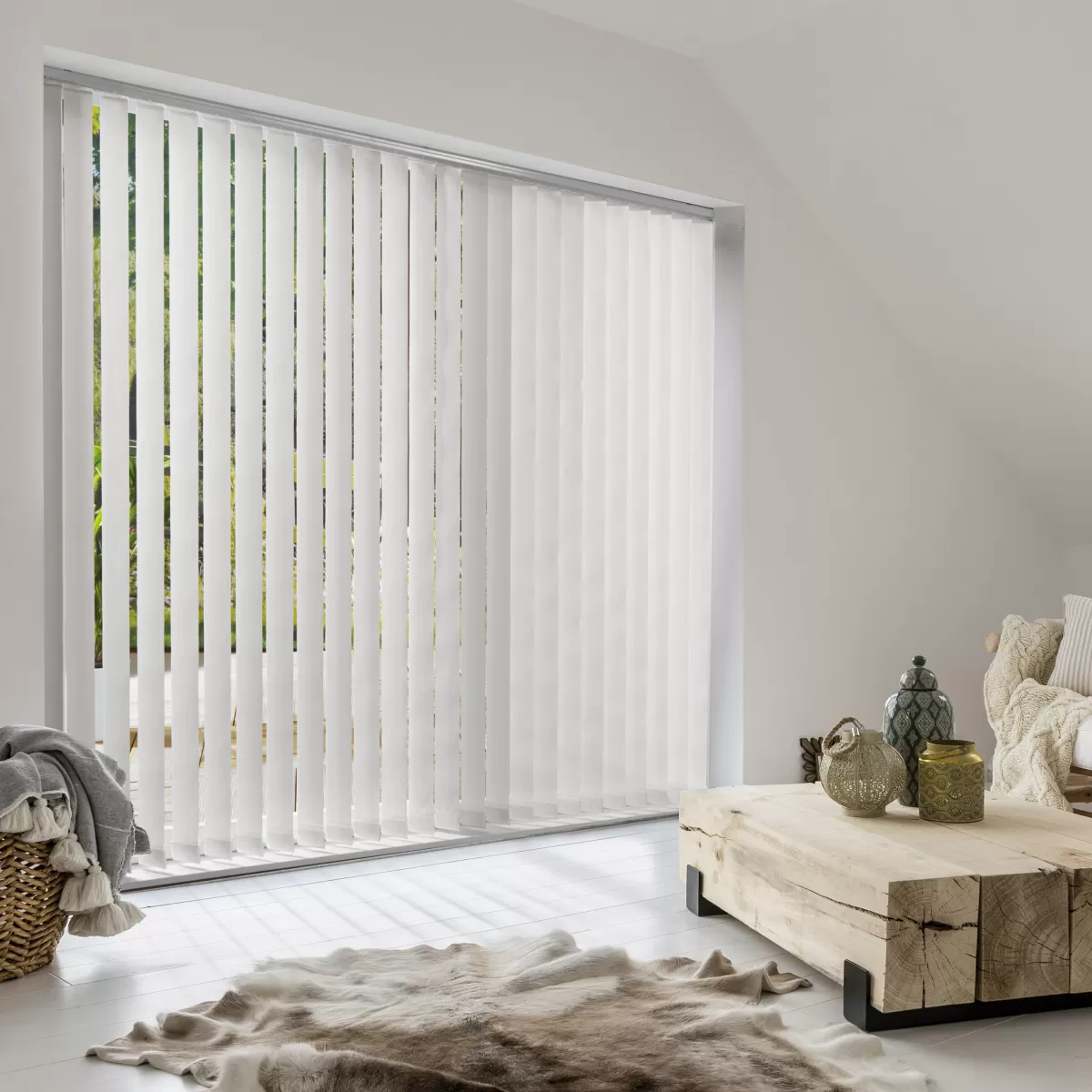 Brico Lamellen-Madeco 3120 Verticale Lamellen Alaska 5 Stuks Wit 8,9 X 260 Cm