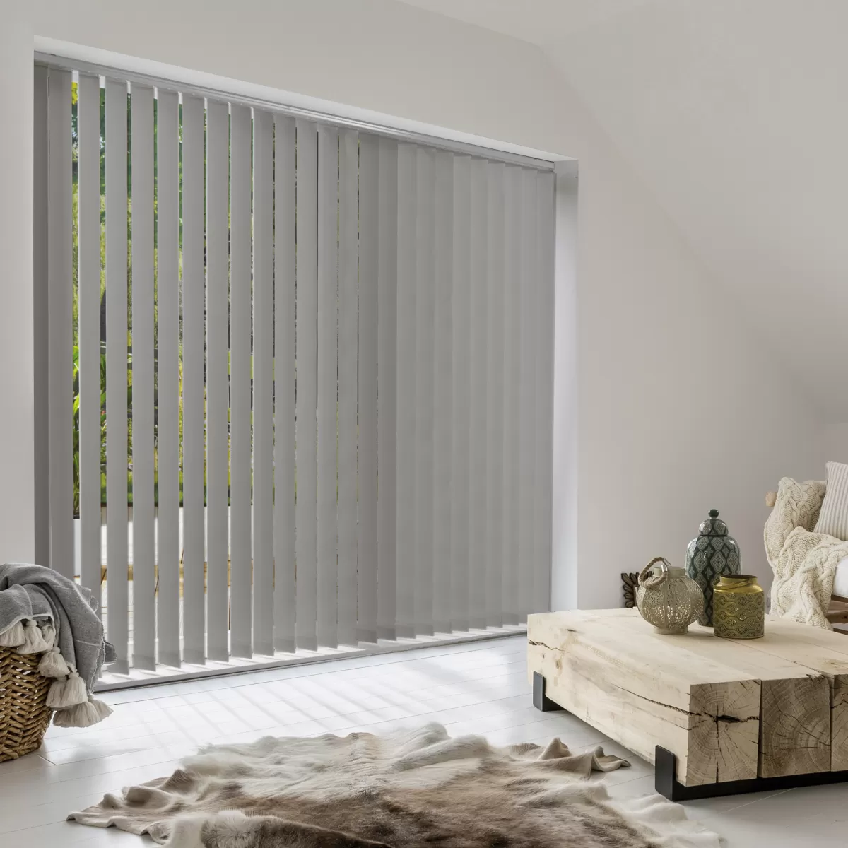 Brico Lamellen-Madeco 3122 Verticale Lamellen Alaska 5 Stuks Grijs 8,9 X 260 Cm