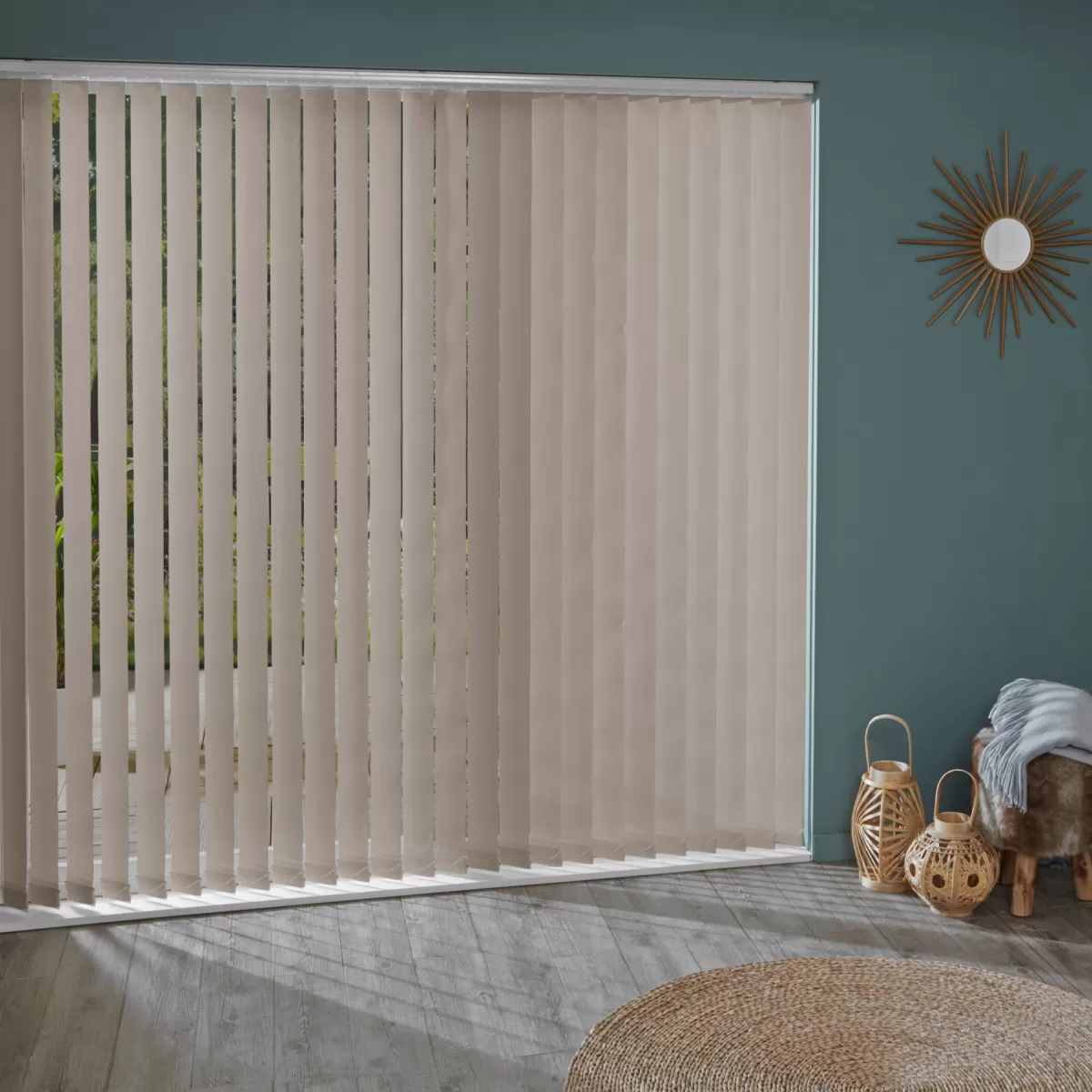 Brico Lamellen-Madeco 3225 Verticale Lamellen Deluxe 5 Stuks Kleikleur 8,9 X 280 Cm