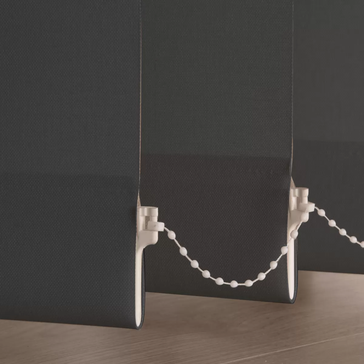 Brico Lamellen-Madeco 3293 Verticale Lamellen Deluxe 5 Stuks Antraciet 8,9 X 180 Cm