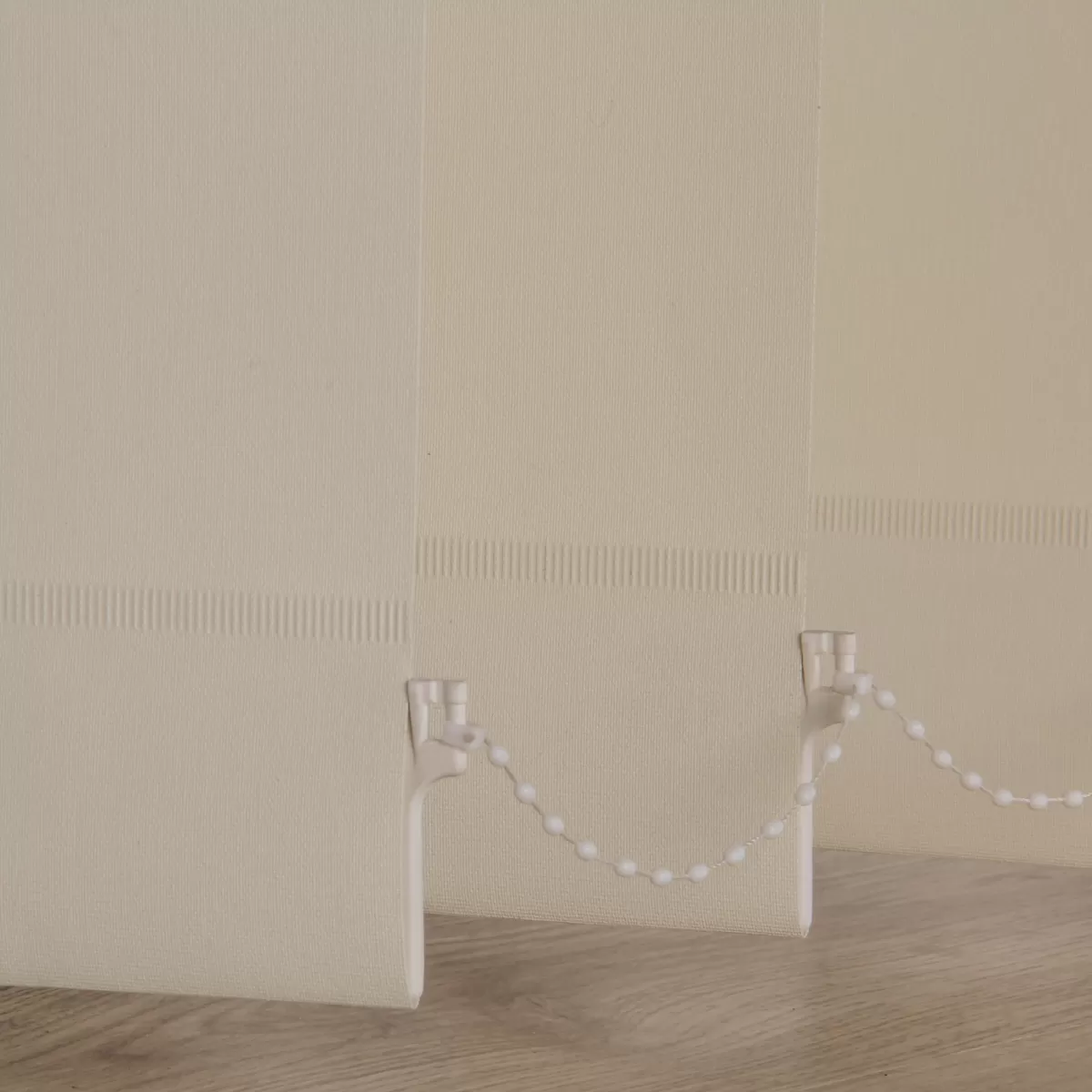 Brico Lamellen-Madeco 3710 Verticale Lamellen 5 Stuks Lichtdoorlatend Beige 8,9 X 280 Cm