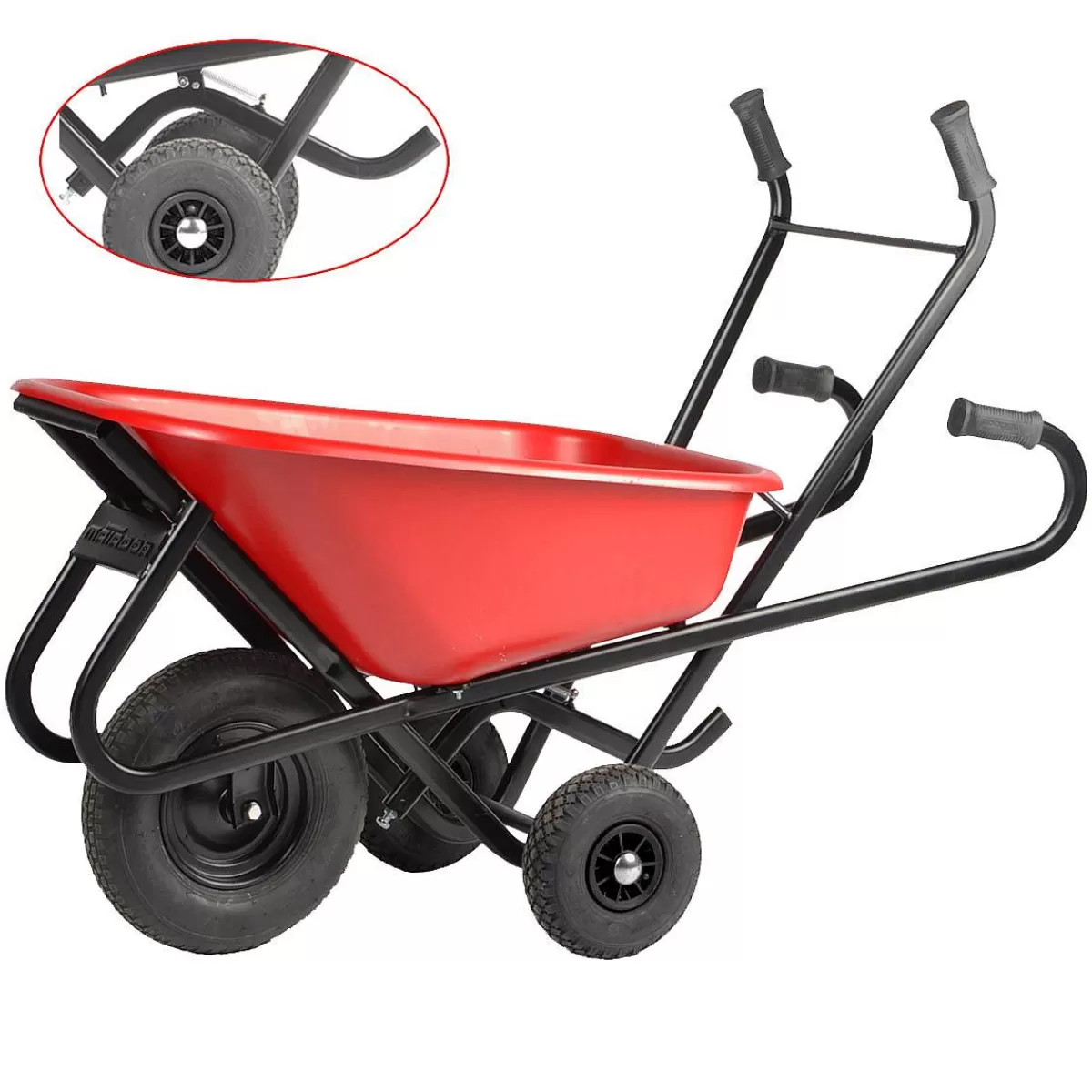 Brico Matador Kruiwagen 90Ltr Ergo Toro® Ct Rode Bak Met Luchtbanden Shop