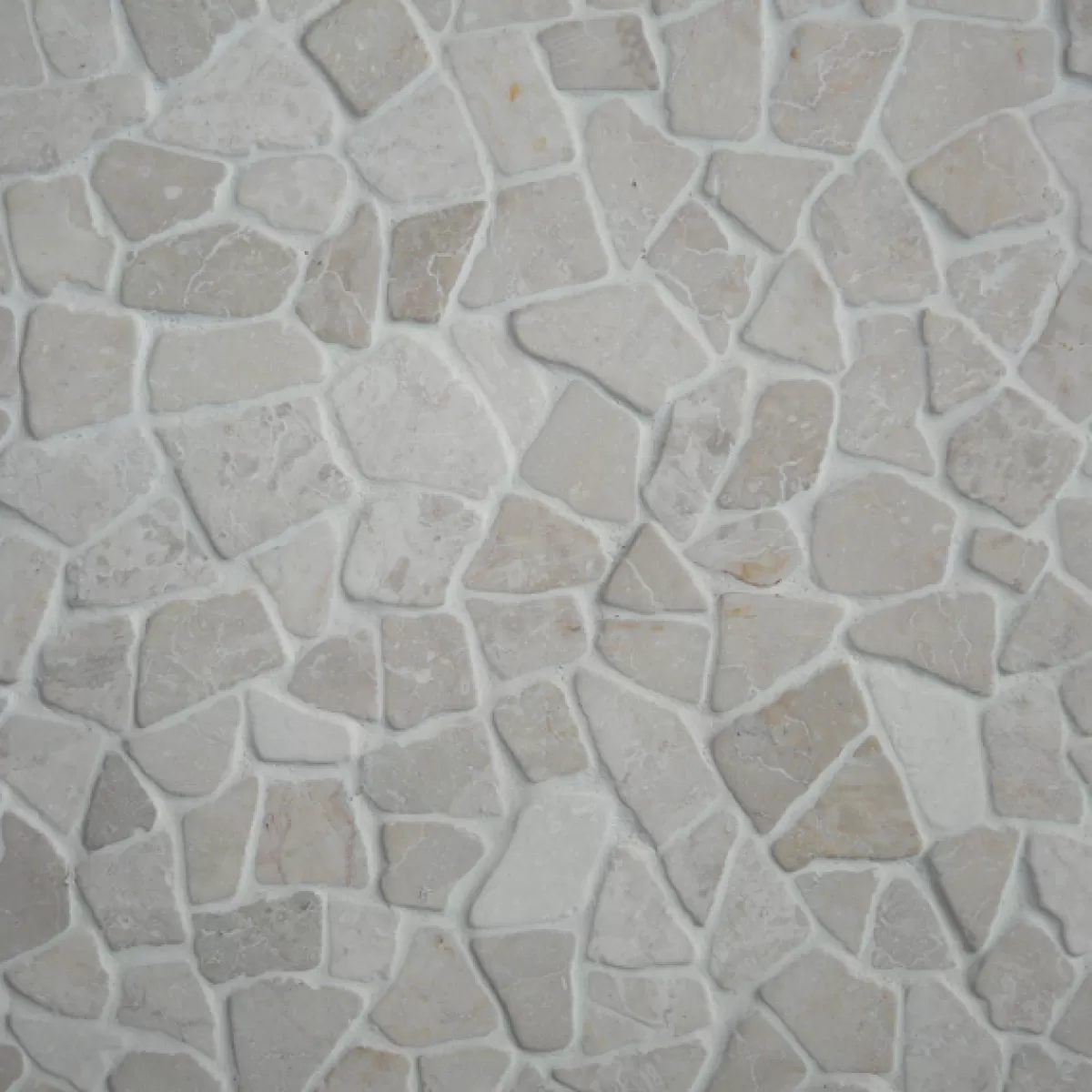 Brico Mozaiektegel Progetto Beachstone - Natuursteen - Creme - 29,4X29,4Cm - 1 Stuk