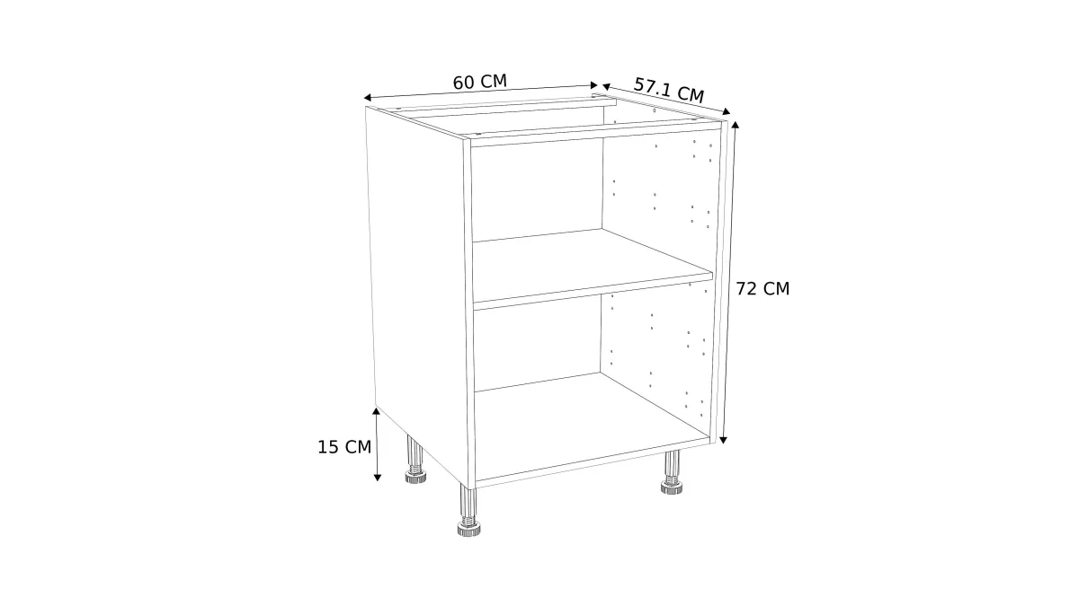 Brico Onderkast Keuken Modulo Wit 60Cm Online