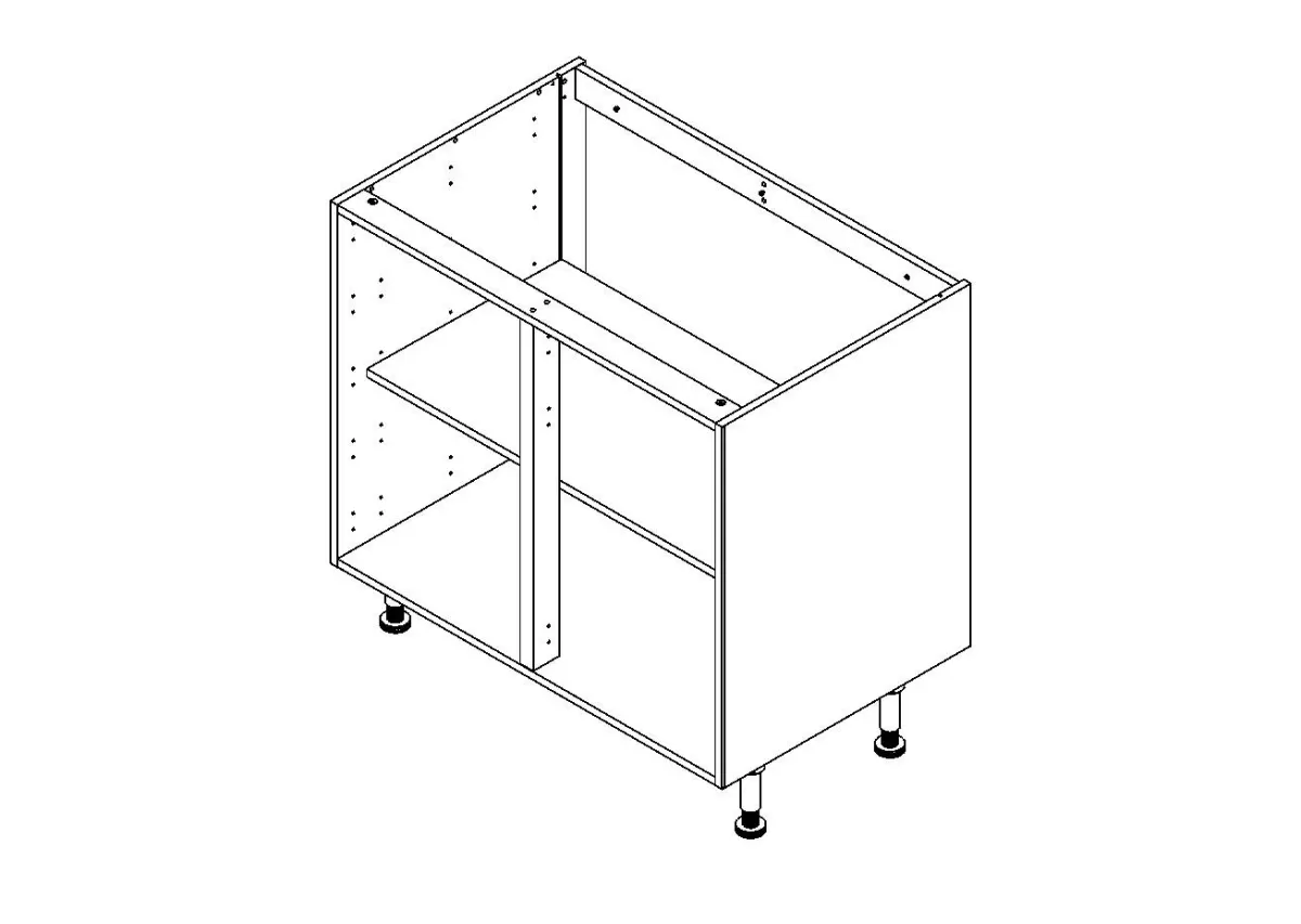 Brico Onderkast Keuken Modulo Wit 90Cm Clearance