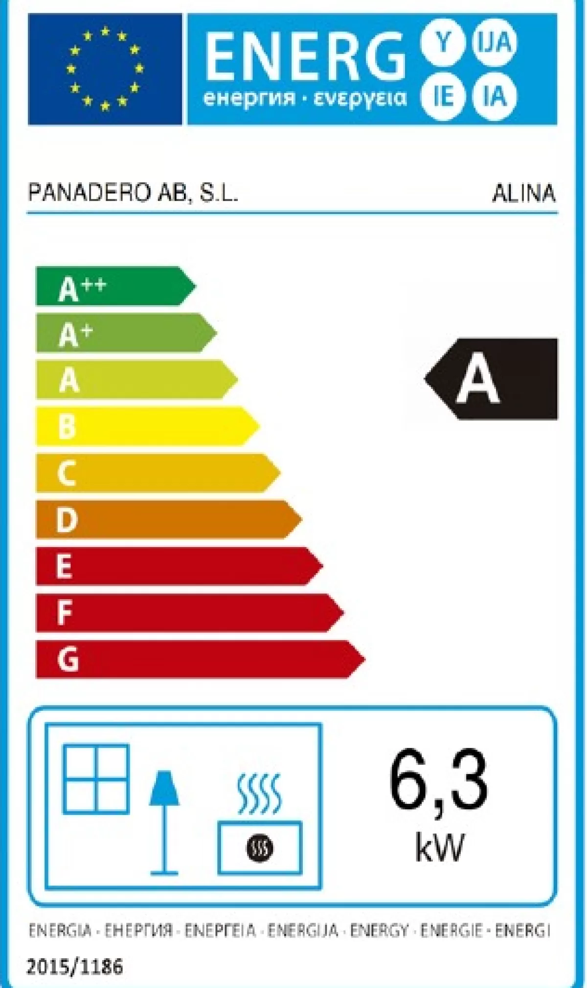 Brico Panadero Houtkachel Alina Ecodesign 6,3Kw