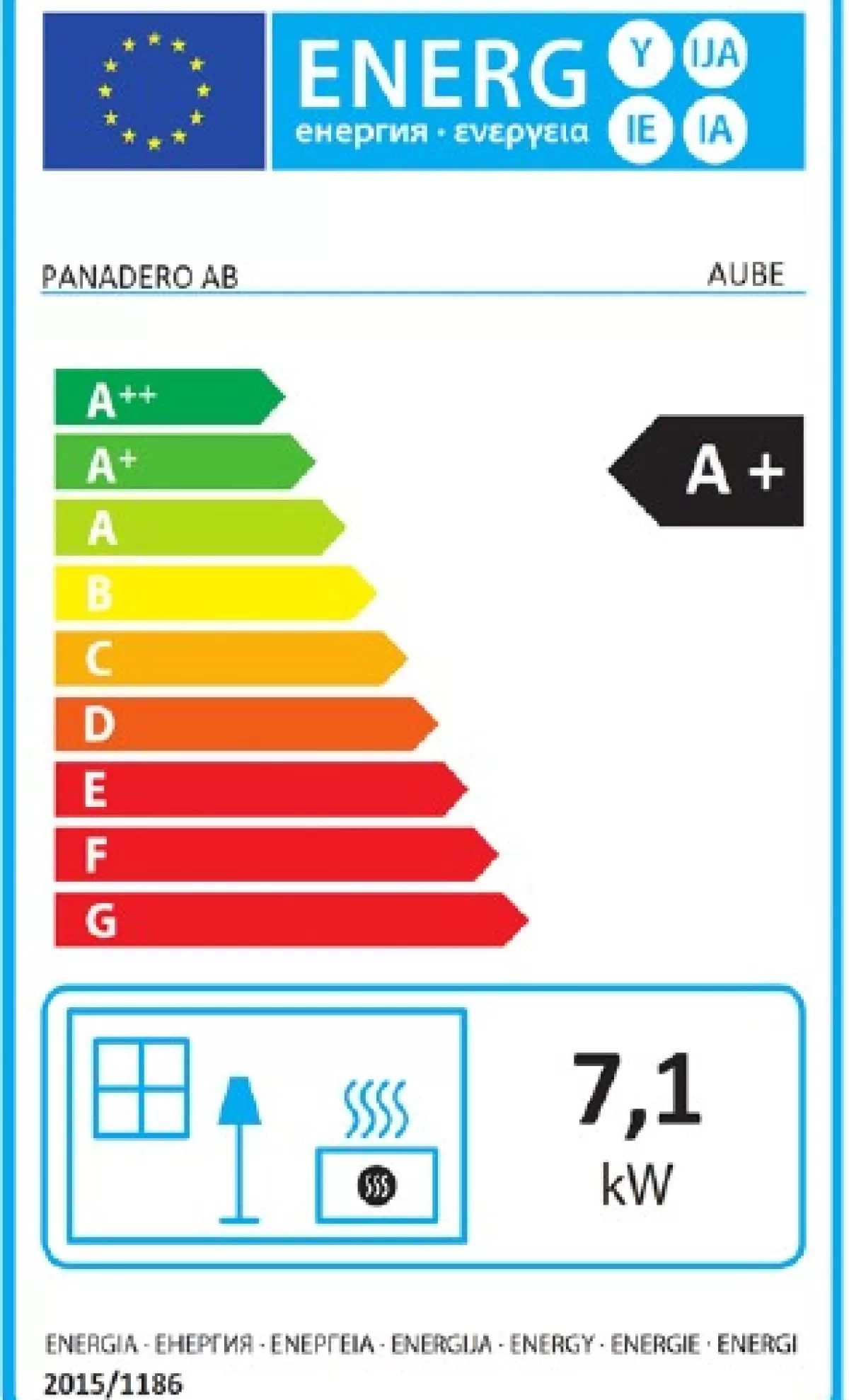 Brico Panadero Houtkachel Aube Ecodesign 7,1Kw