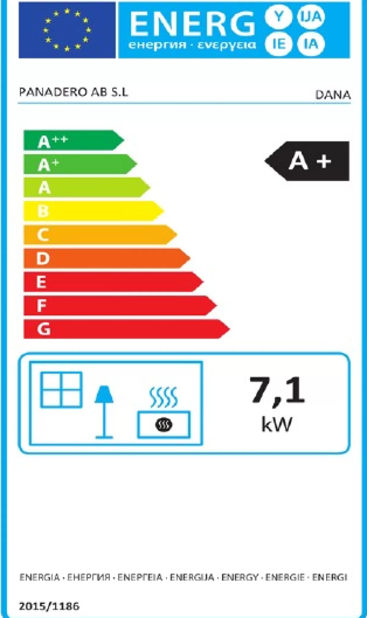 Brico Panadero Houtkachel Dana Ecodesign 7,1Kw