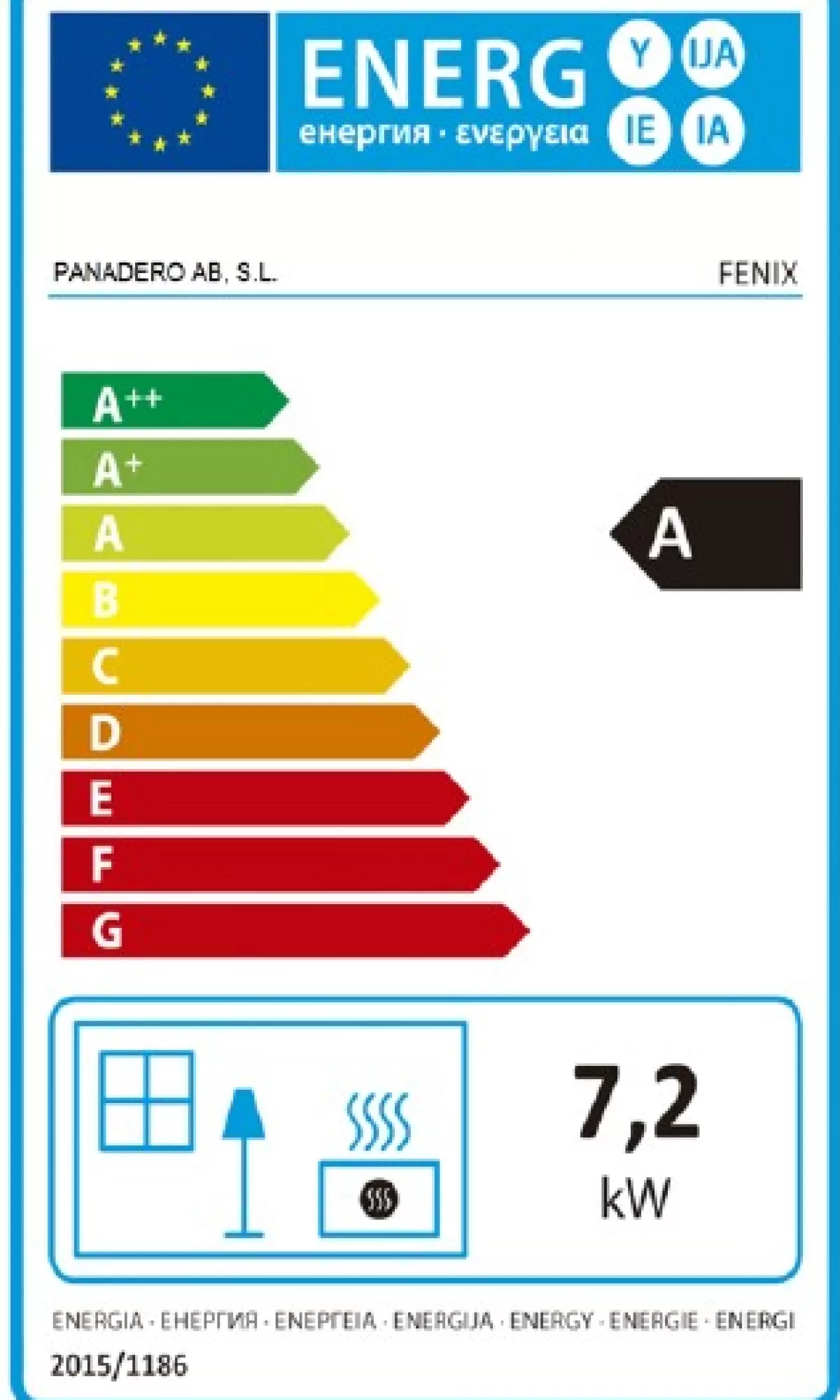 Brico Panadero Houtkachel Fenix Ecodesign 7,2Kw