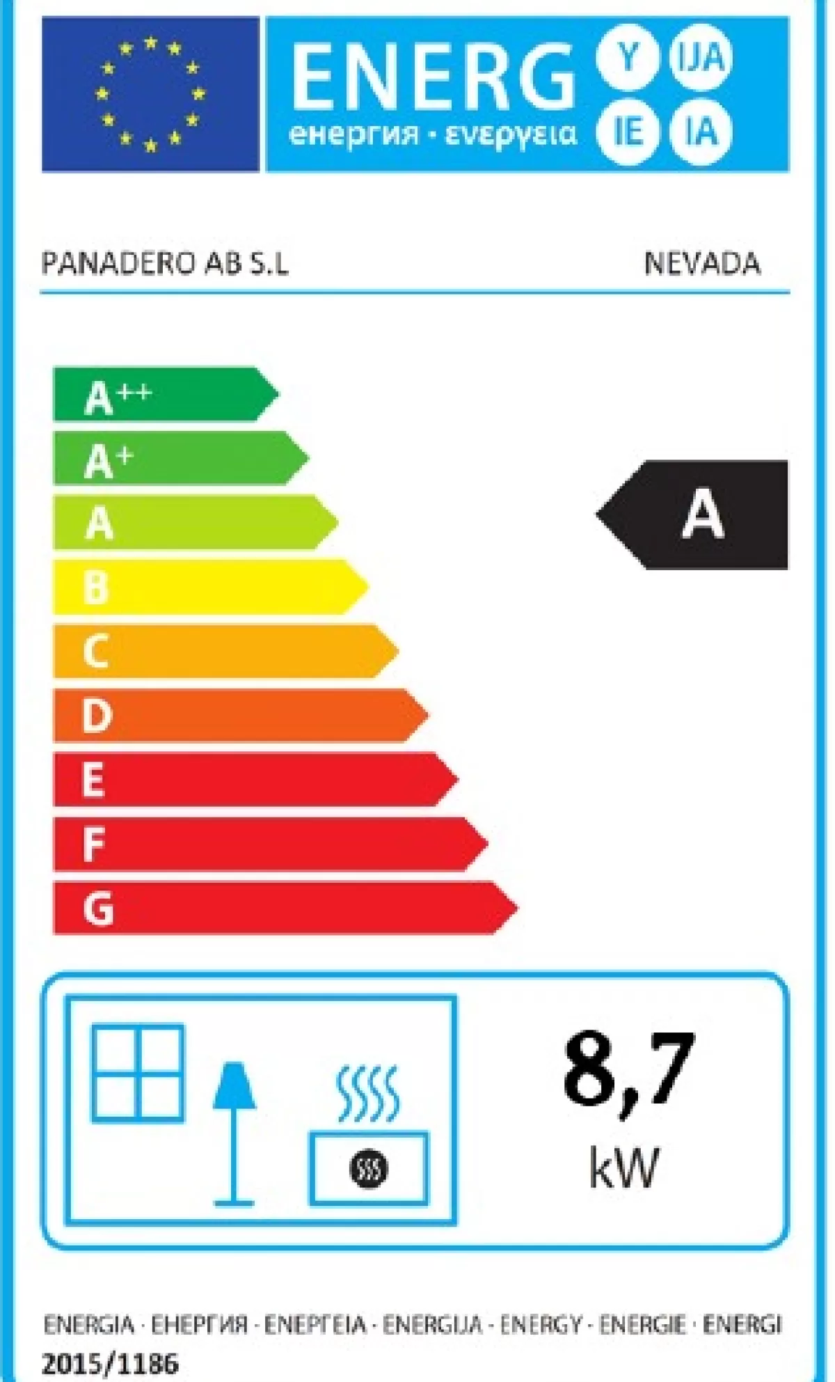 Brico Panadero Houtkachel Nevada Ecodesign 8,7Kw