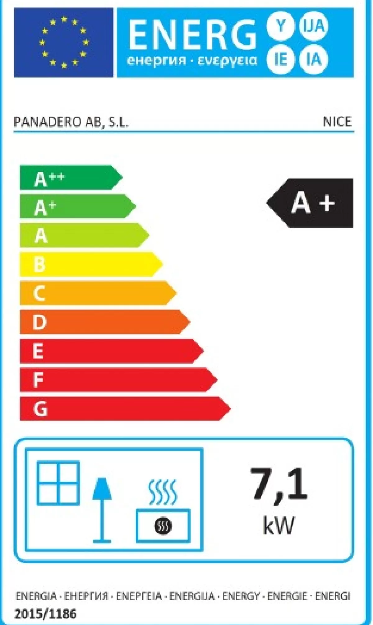 Brico Panadero Houtkachel Nice Ecodesign 7,1Kw