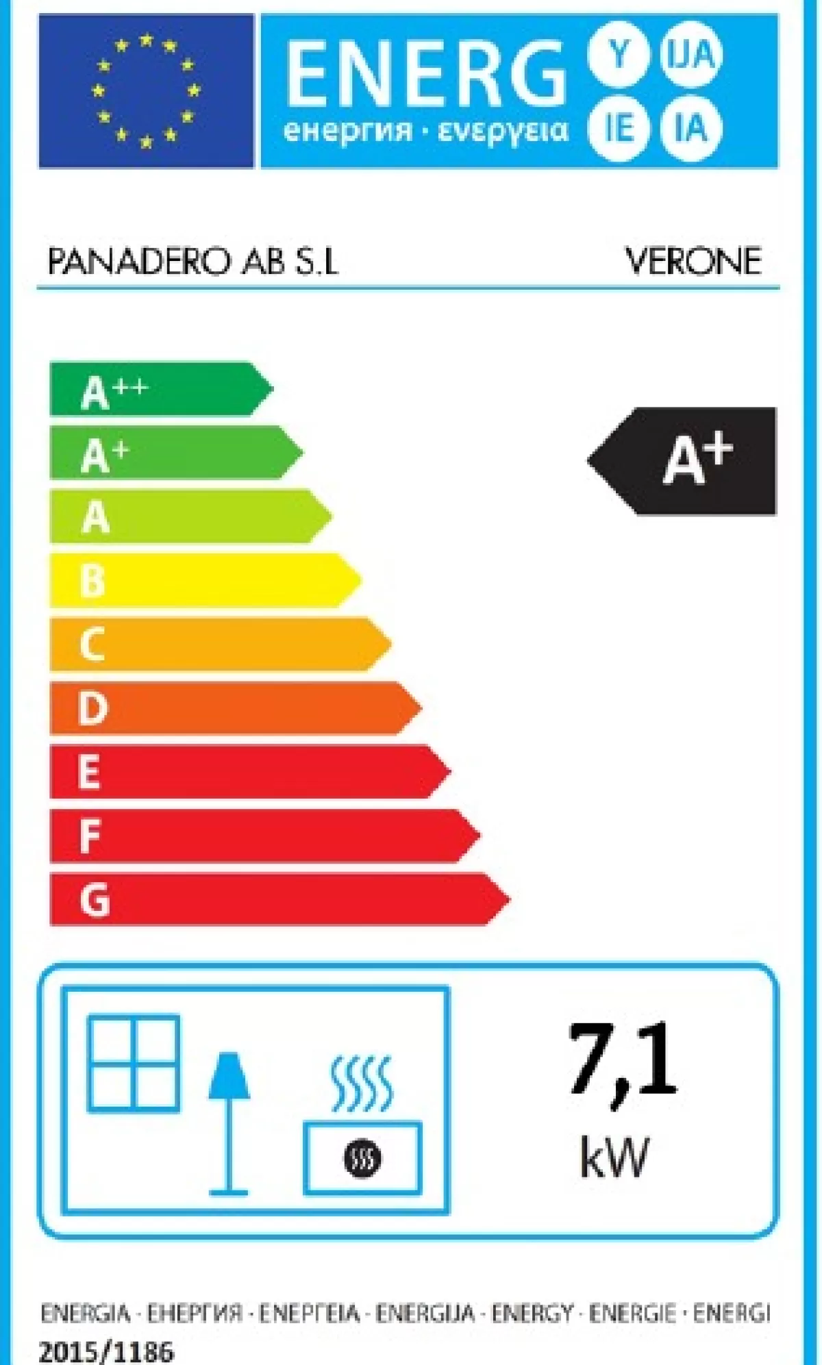 Brico Panadero Houtkachel Verone Ecodesign 7,1Kw