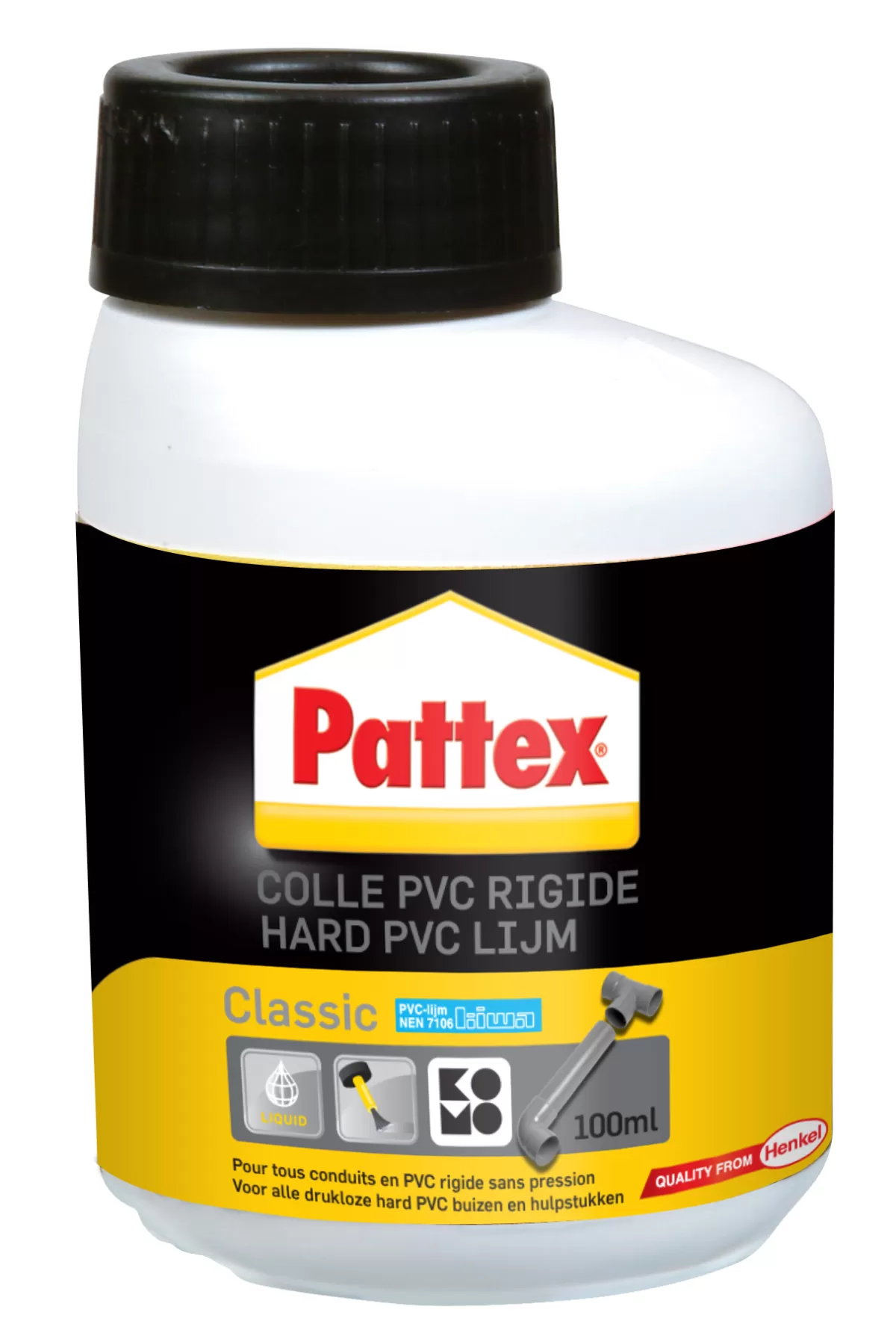 Brico Lijm- & Kitpistolen-Pattex Lijm Classic Hard Pvc 100Ml