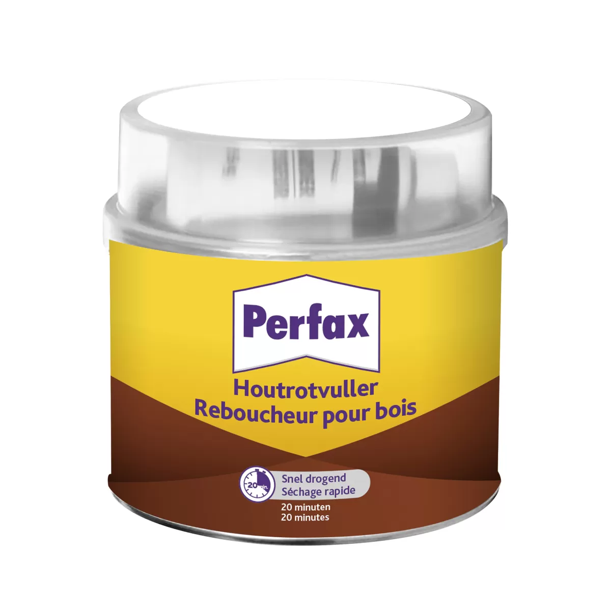 Brico Houtvulmiddelen-Perfax Houtrotvuller 1Kg Wit