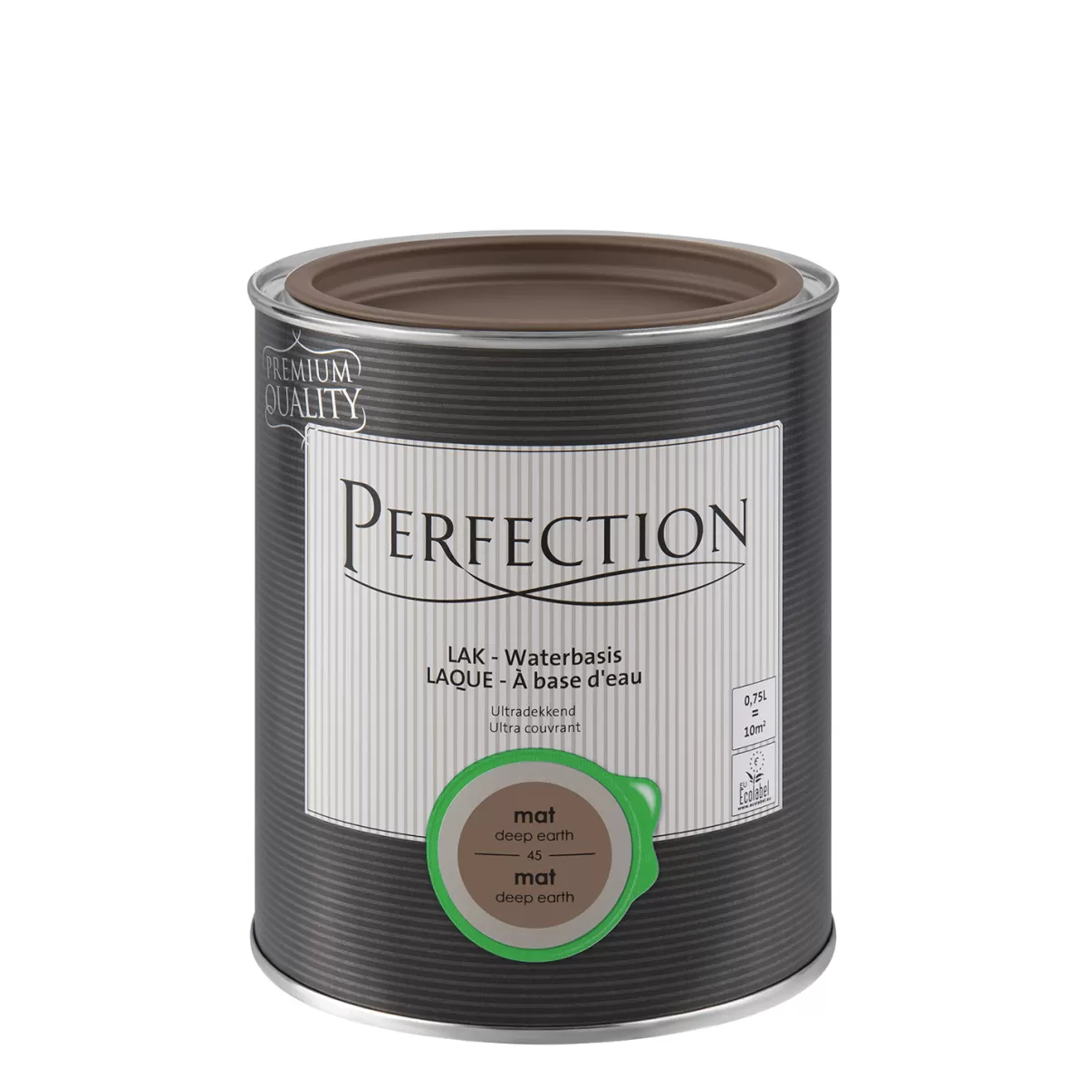 Brico Lakken-Perfection Lak Ultradekkend Mat Deep Earth 750Ml