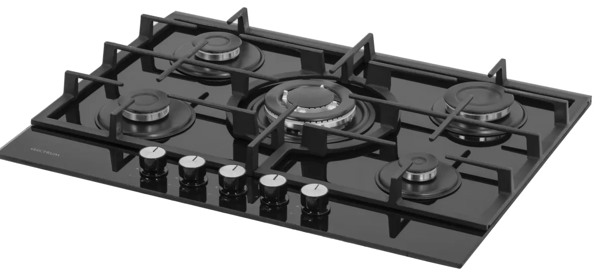 Brico Plaque De Cuisson A Gaz Electrum Sur Verre Ps 7051 Cr Clearance