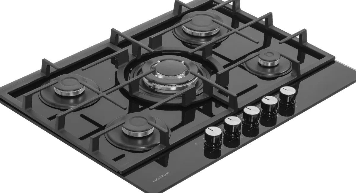 Brico Plaque De Cuisson A Gaz Electrum Sur Verre Ps 7051 Cr Clearance