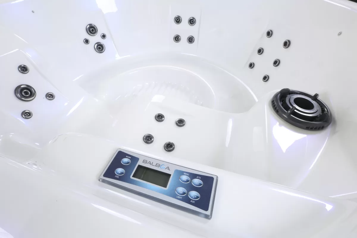 Brico Spa En Jacuzzi-Poolstar Spa Acrylique Halfmoon 4 Personen