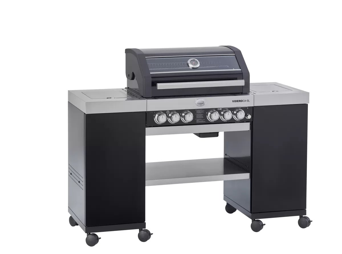 Brico Gasbarbecue-Rosle Gasbarbecue Videro G4-Sl 30Mbar 154X60X118Cm