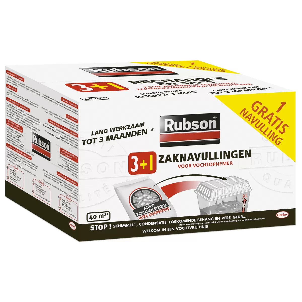 Brico Rubson Navulling Vochtopnemer 1Kg 3+1 Sale