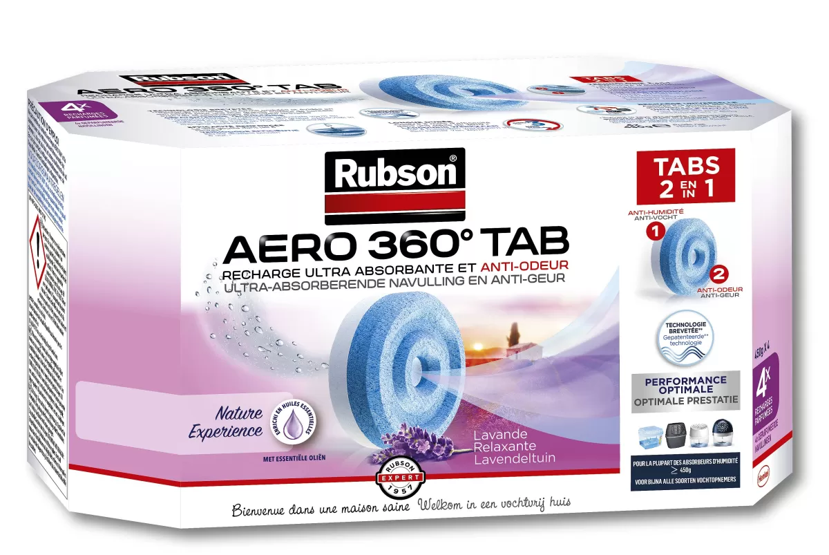 Brico Rubson Navullingen Vochtopnemer Aero 360 Lavenderl 4Stuks Online