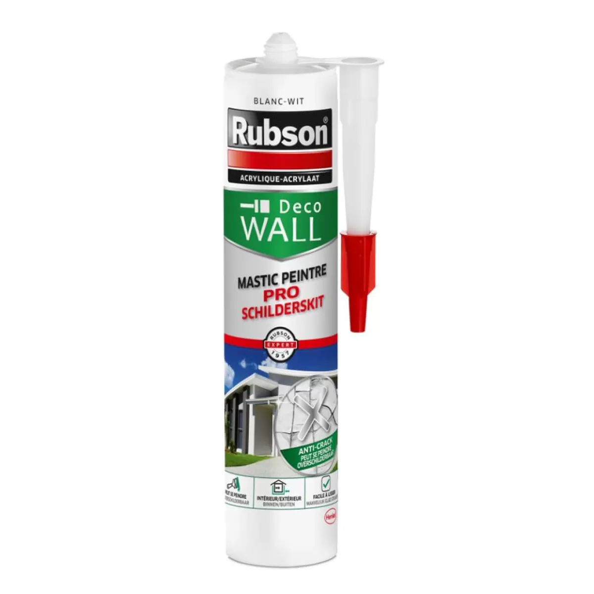 Brico Voegkitten-Rubson Schilderskit Deco Wall Pro Wit 280Ml