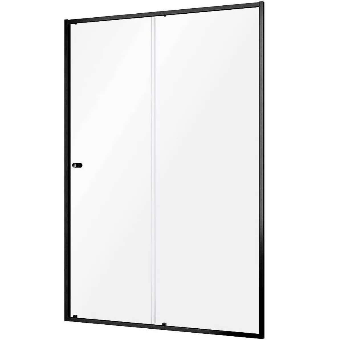 Brico Sealskin Contour Schuifdeur Voor Nis 140Cm, 200Cm Hoog | Zwart 6Mm Helder Veiligheidsglas Cheap