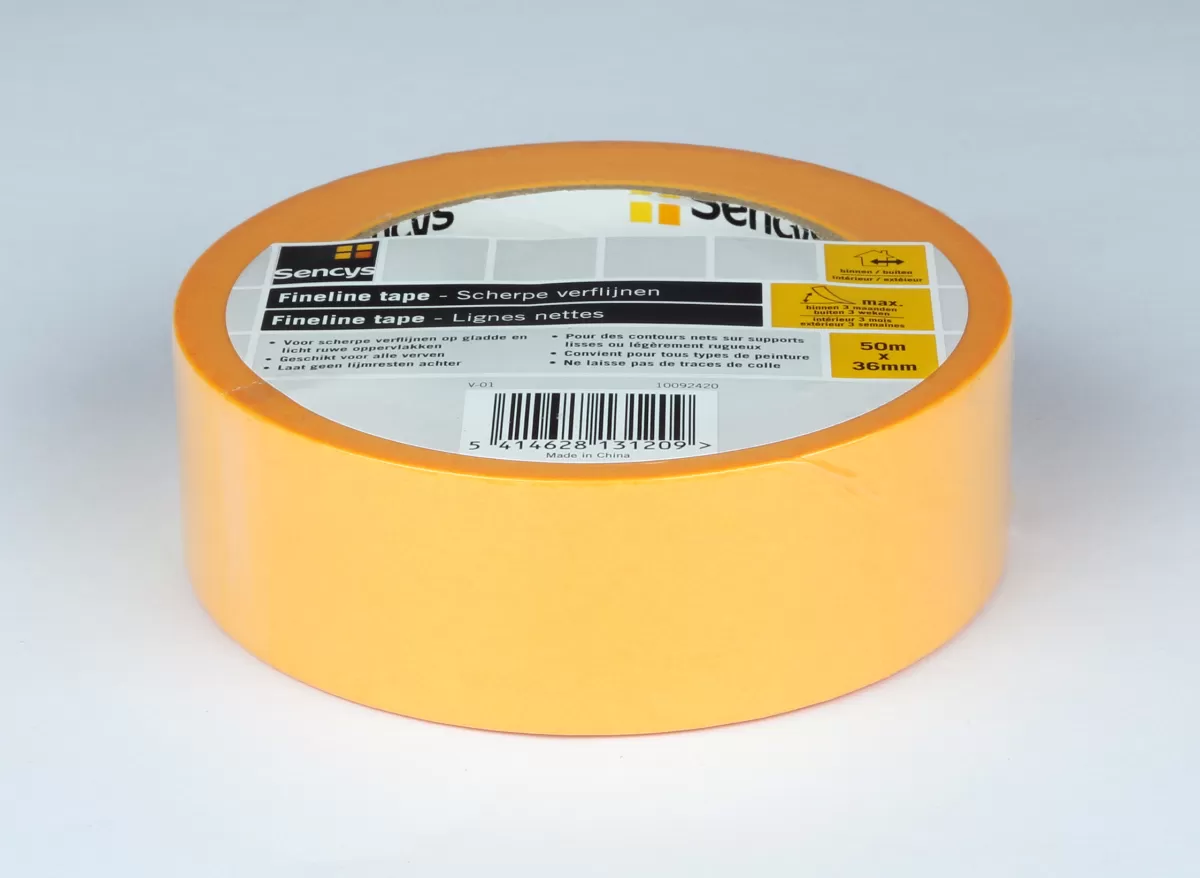 Brico Afplaktape-Sencys Afplaktape Fineline Geel 50Mx36Mm