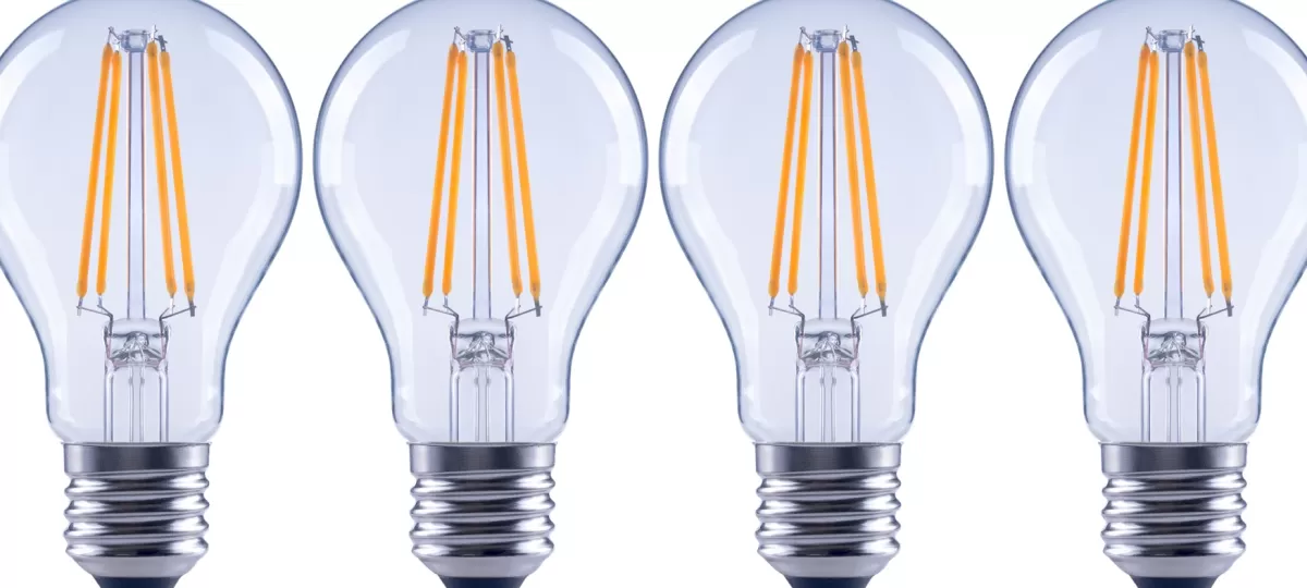 Brico Sencys Filament Lamp E27/P427 Scl A60 6,5W 4St