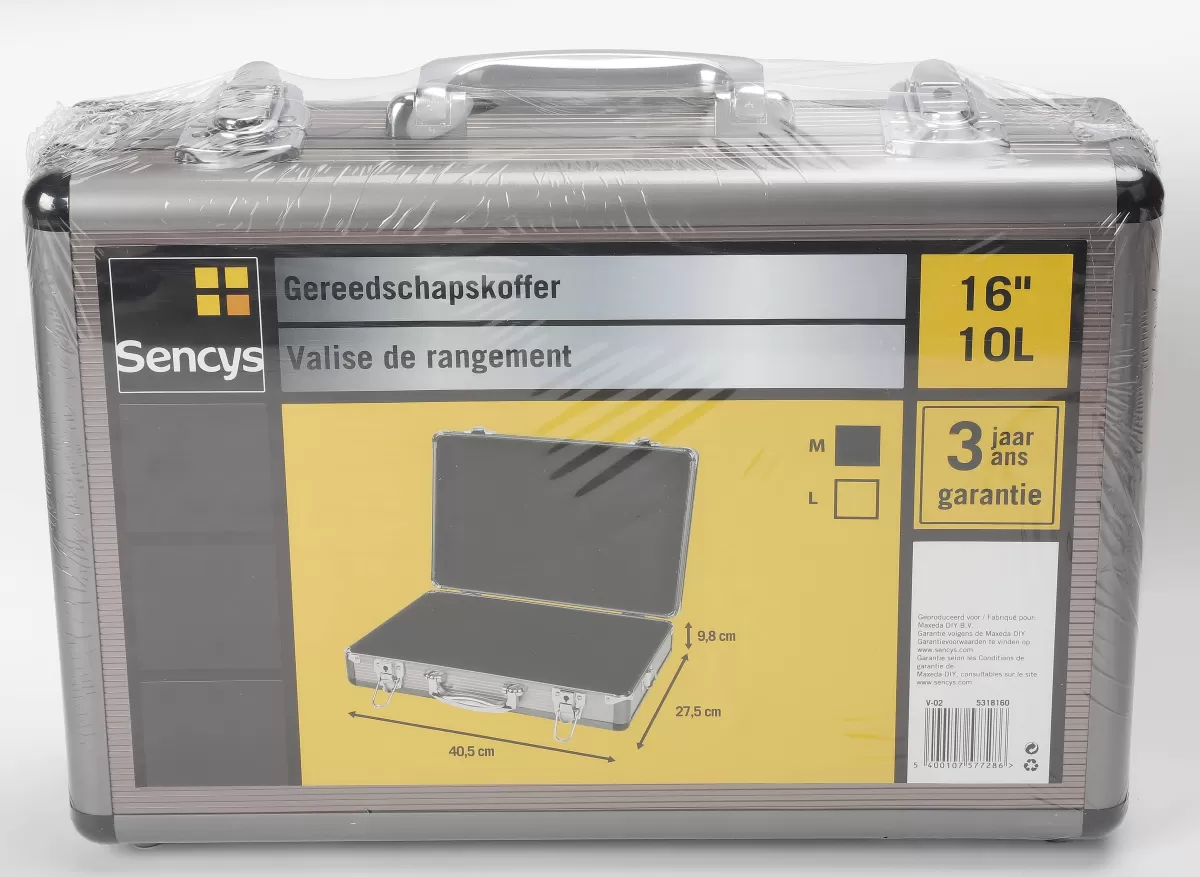 Brico Sencys Gereedschapskoffer Aluminium 40,5X27Cm Clearance