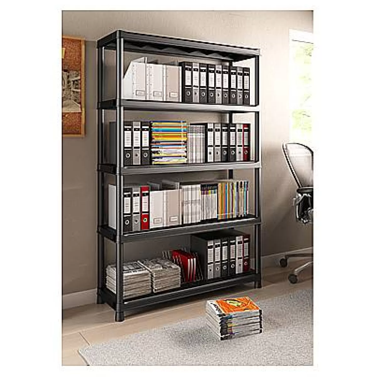 Brico Sency'S Rek Pvc Zwart 40 X 120 X 187 Cm Store