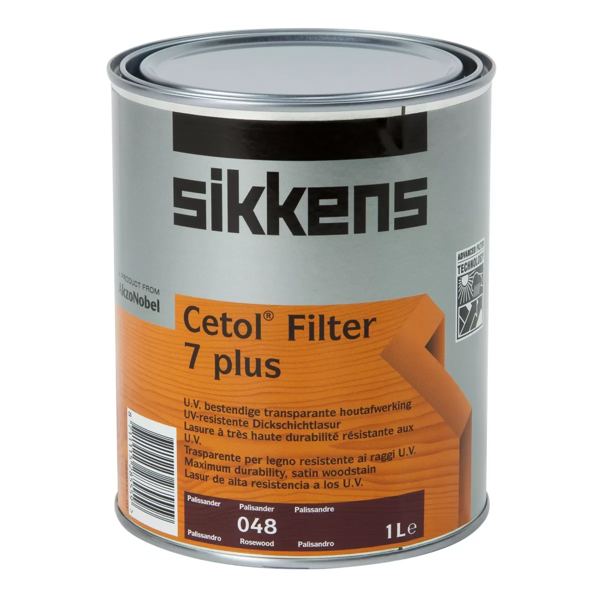Brico Beits-Sikkens Cetol Filter 7 Plus Palissander 1L Transparant