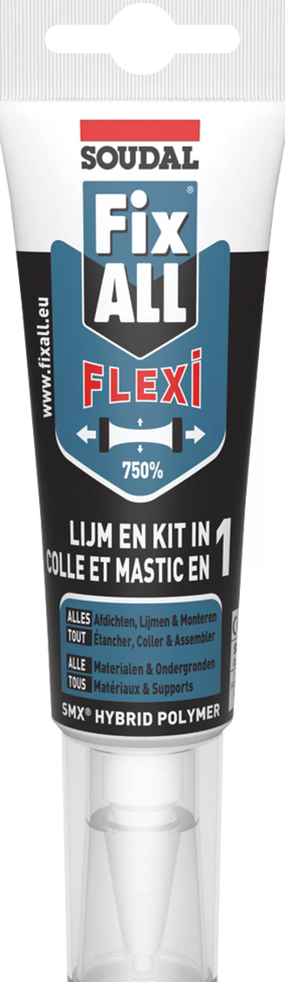 Brico Lijm- & Kitpistolen-Soudal Lijmkit Fix All Flexi Wit 125Ml