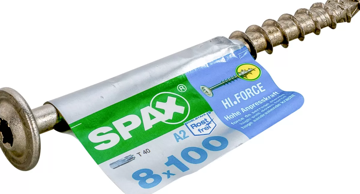 Brico Schroeven-Spax Schroef 'Hi.Force' Rvs 8X100Mm