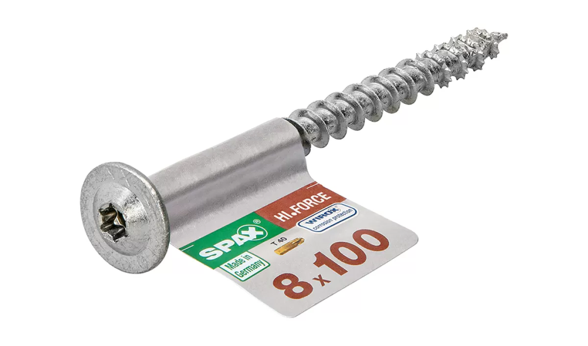Brico Schroeven-Spax Schroef 'Hi.Force' Staal 100 X 8 Mm - 1 Stuk