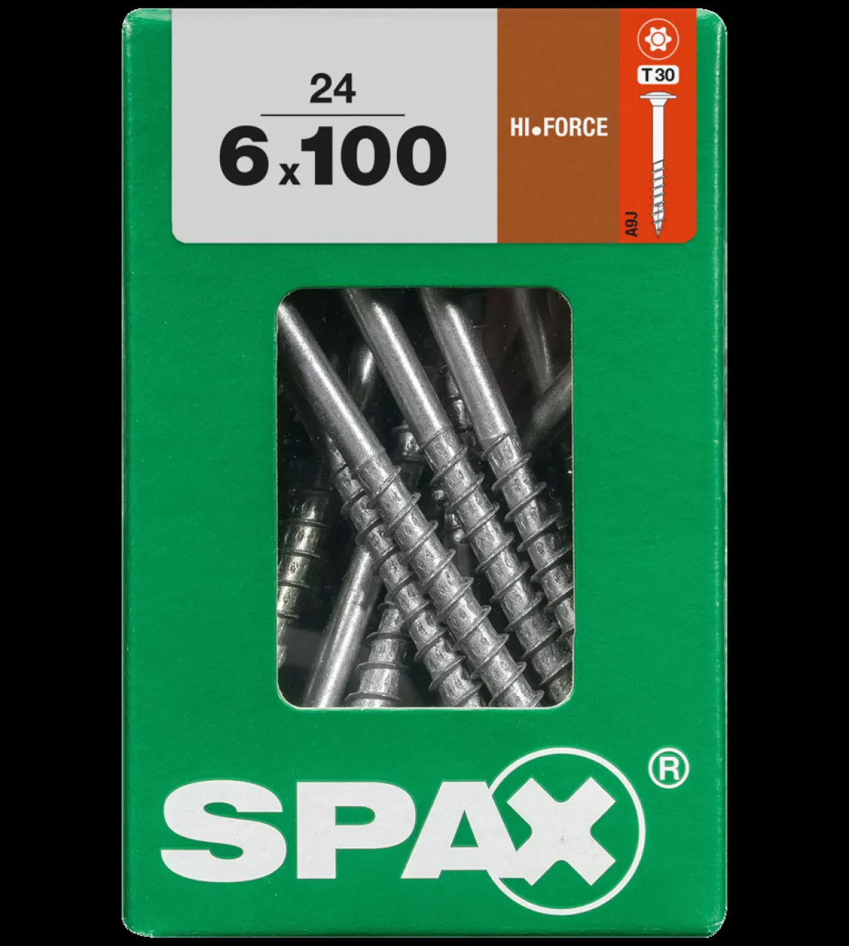 Brico Schroeven-Spax Schroef 'Hi.Force' Wirox 6X100Mm 24 Stuks