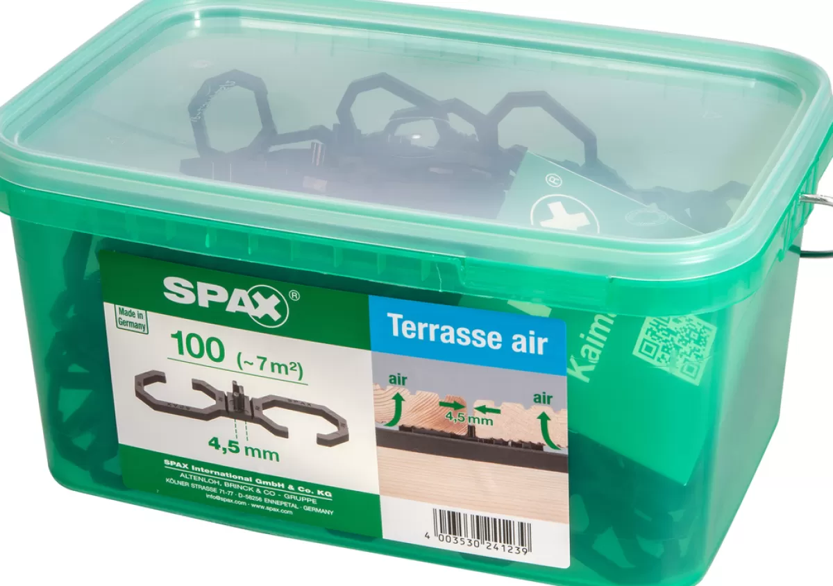 Brico Tuinbeslag & Terrasschroeven-Spax Terrasverhoger Air Hkb L 4,5Mm 100St