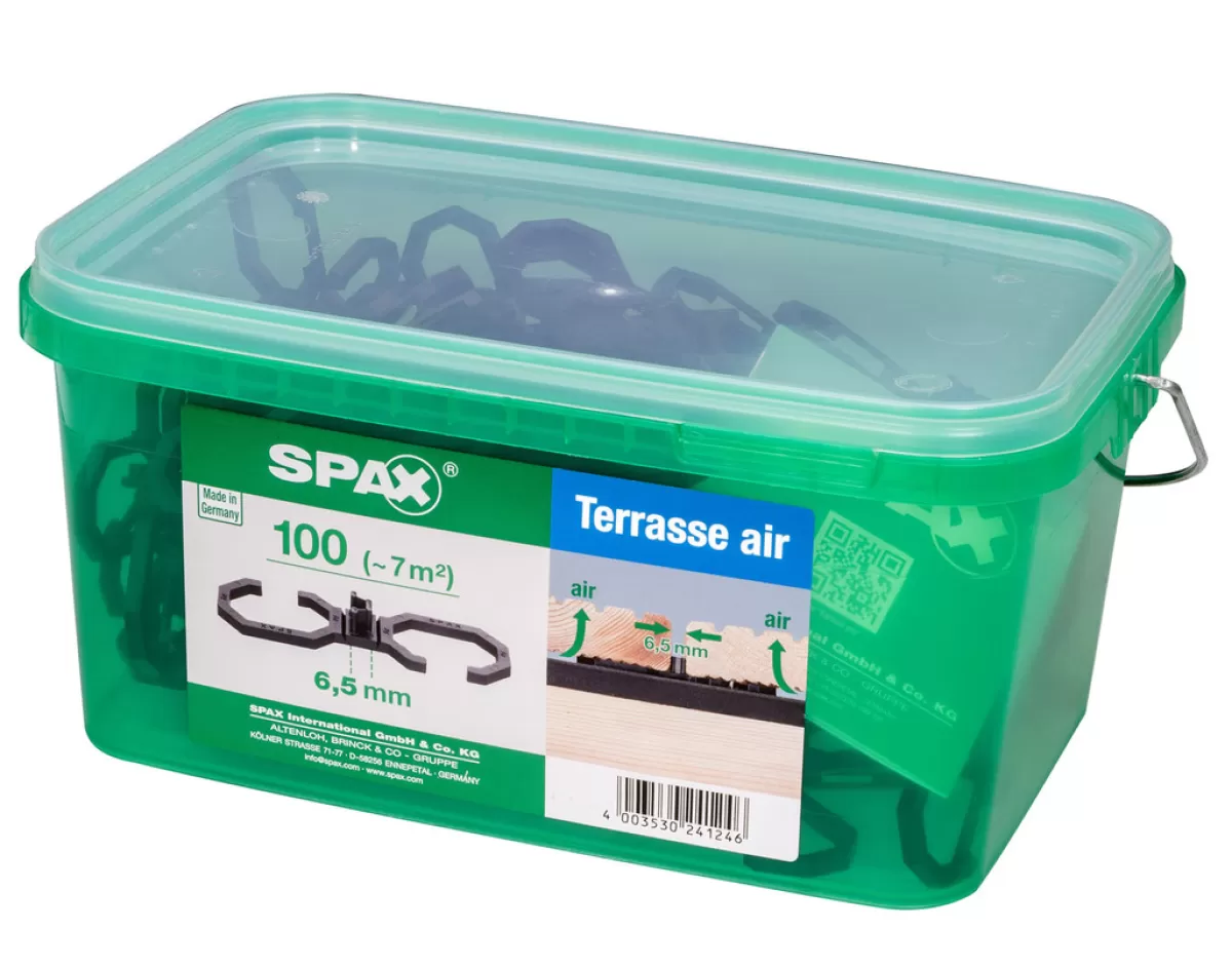 Brico Tuinbeslag & Terrasschroeven-Spax Terrasverhoger Air Hkb L 6,5Mm 100St