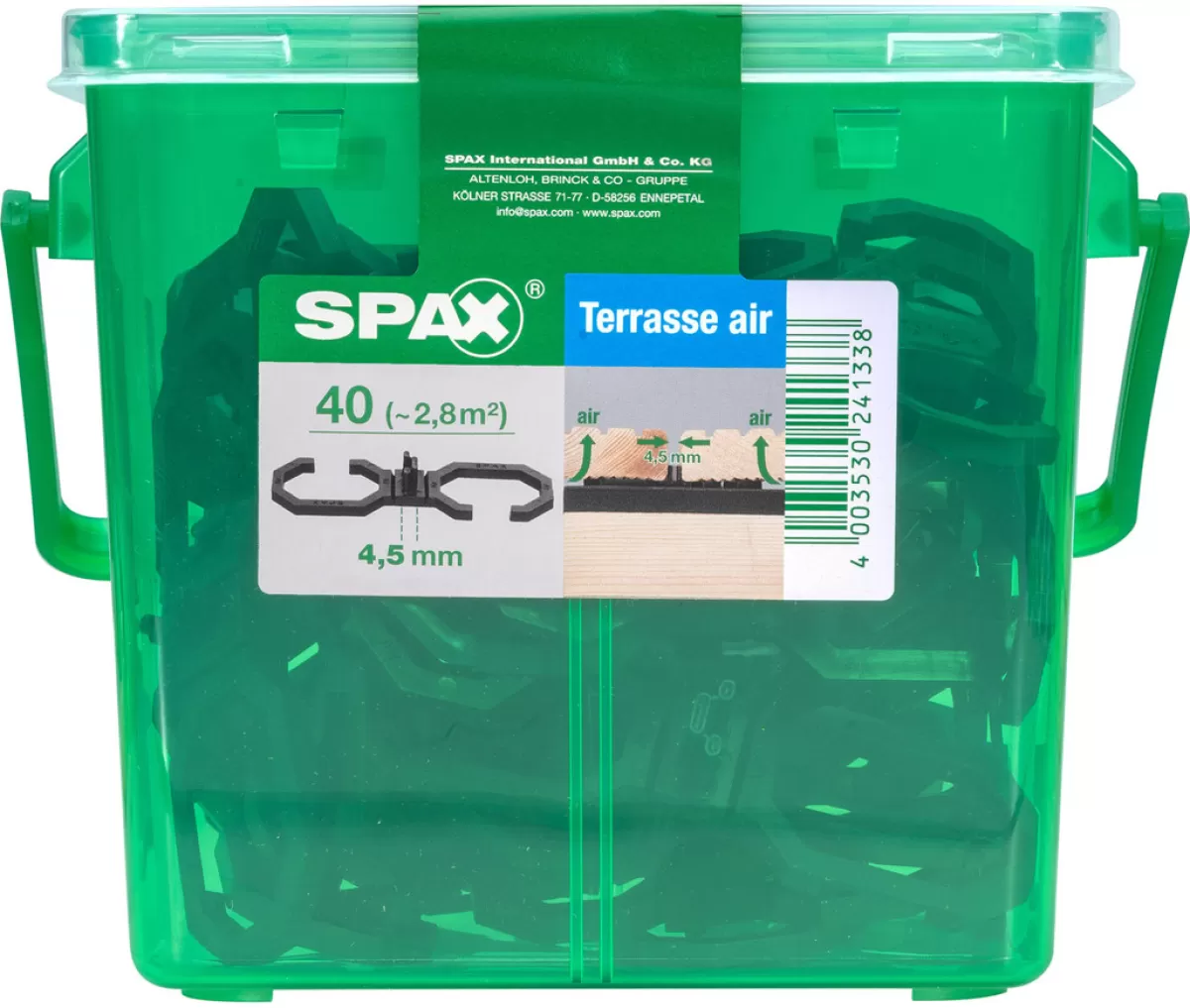 Brico Tuinbeslag & Terrasschroeven-Spax Terrasverhoger Air Hkb M 4,5Mm 40St