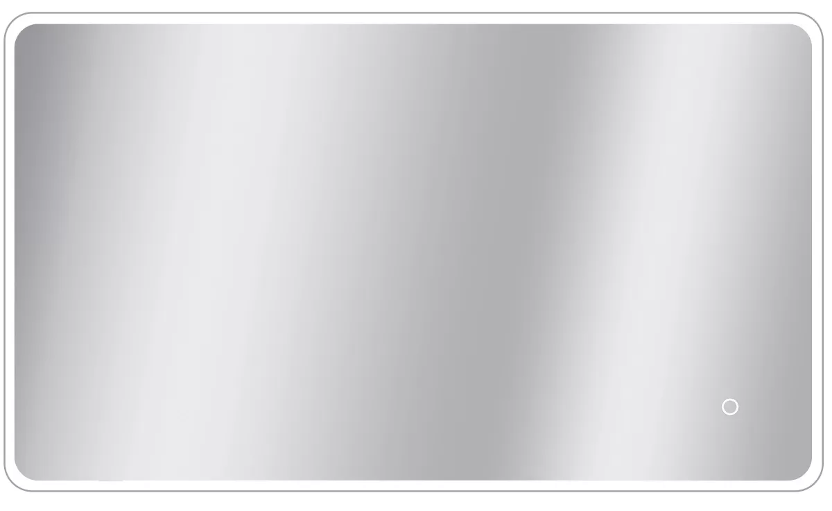 Brico Spiegel Renzo Rechthoek Met Ledverlichting Touch Sensor En Spiegelverwarming 70X120Cm Hot
