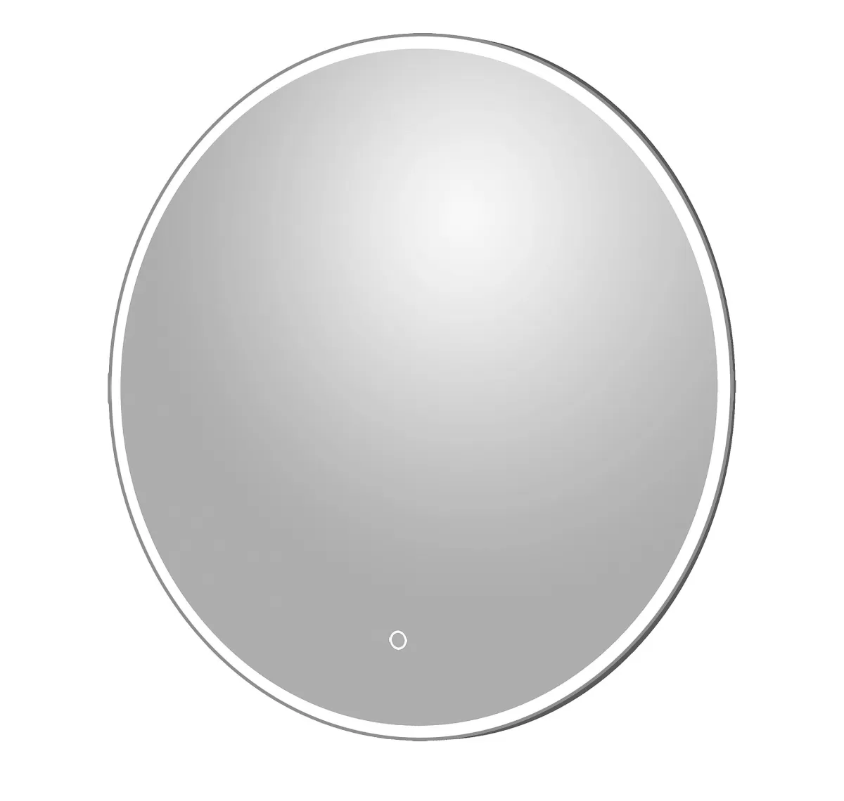 Brico Spiegel Renzo Rond Met Ledverlichting Touch Sensor En Spiegelverwarming O60Cm New