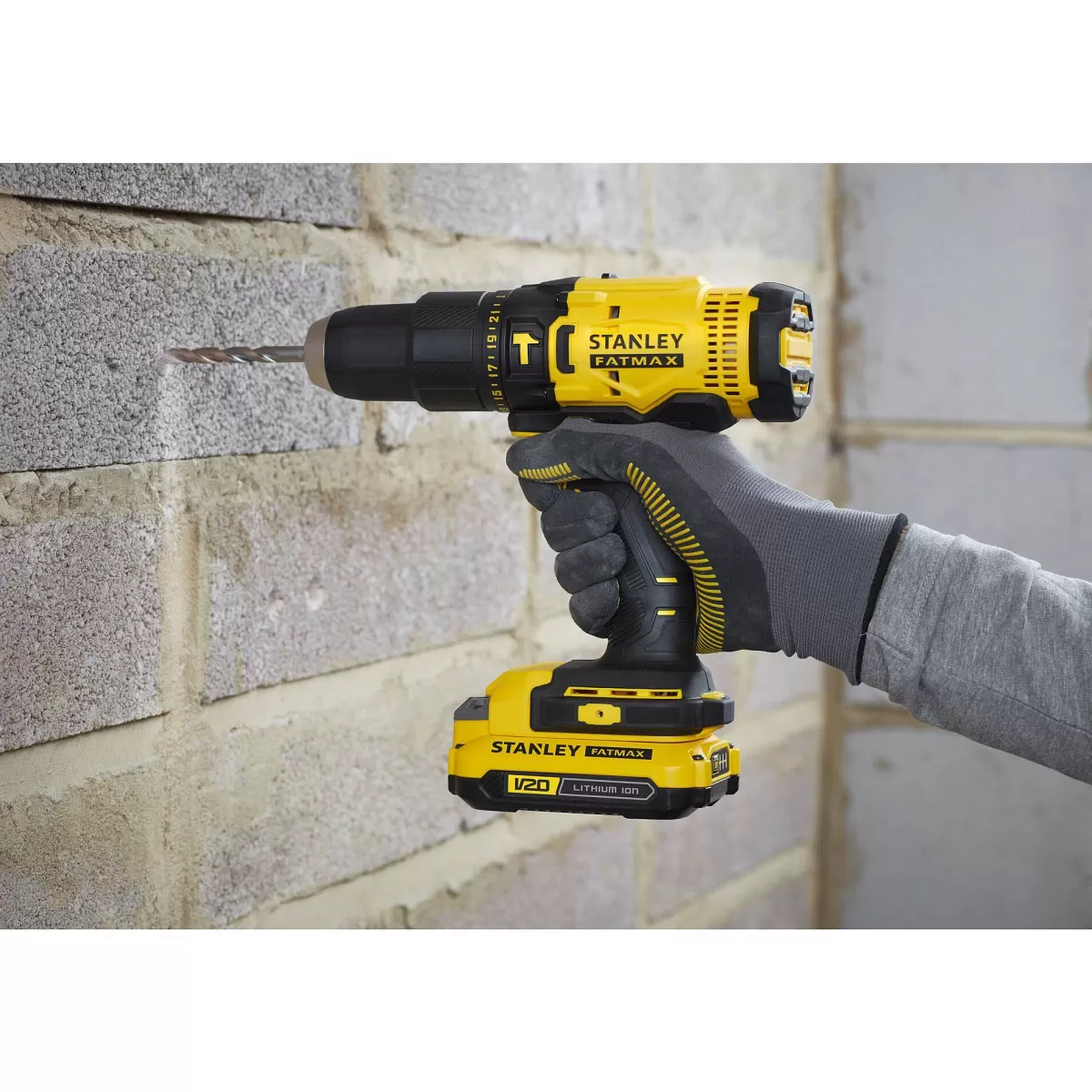 Brico Stanley Fatmax Combiset Accuboormachine Met Klopfunctie En Slagschroevendraaier 18V (2 Accu'S) Flash Sale