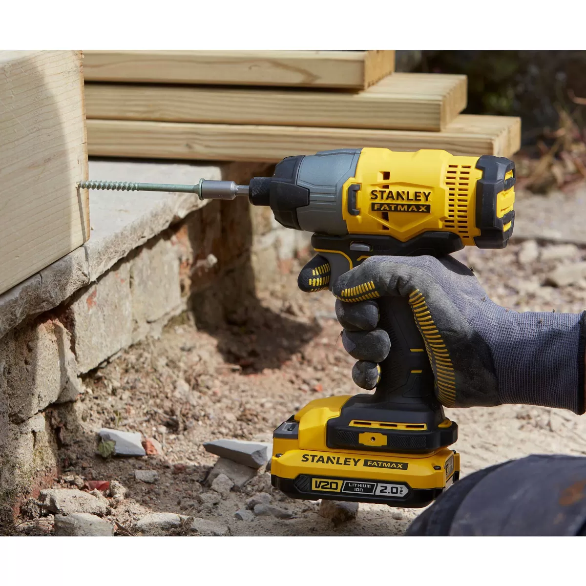 Brico Stanley Fatmax Combiset Accuboormachine Met Klopfunctie En Slagschroevendraaier 18V (2 Accu'S) Flash Sale