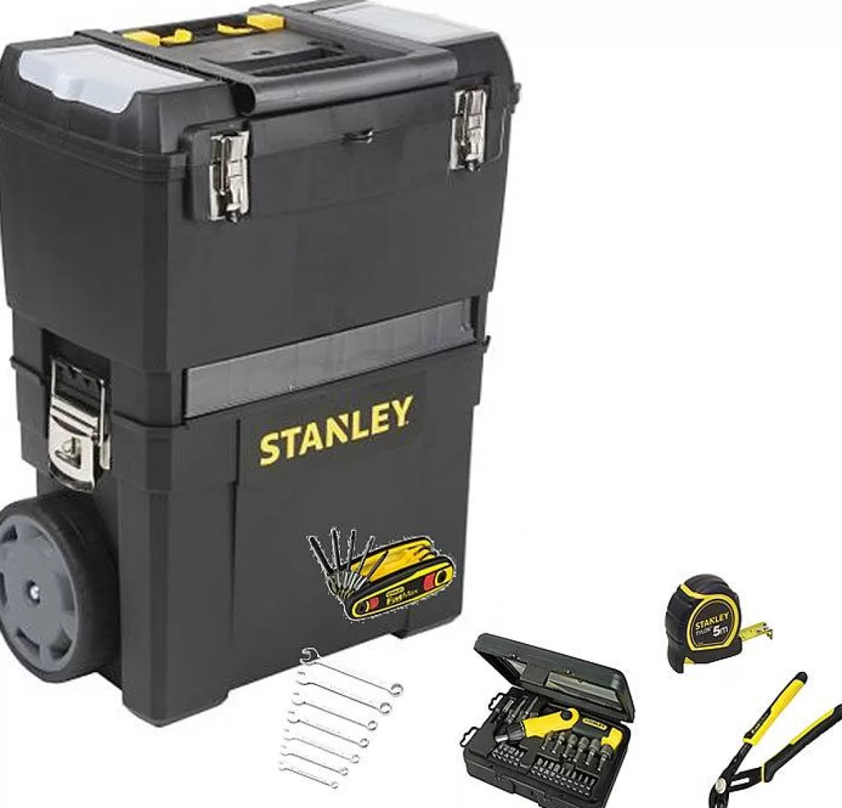 Brico Stanley Gereedschapskoffer Essential Workcenter – 38 Stuks Cheap