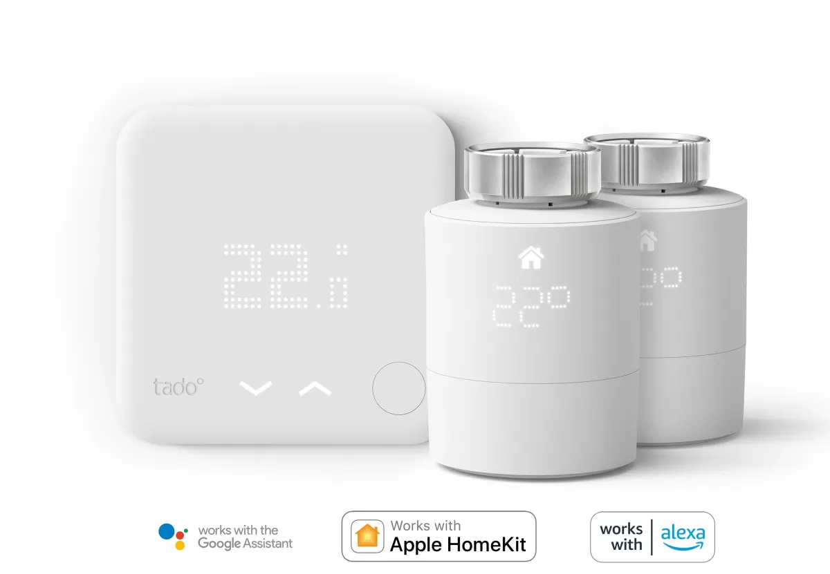 Brico Tado Bedrade Slimme Thermostaat Essential Kit Wired St V3+ & Srt Duo Pack