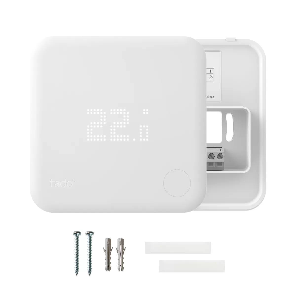 Brico Tado Bedrade Slimme Thermostaat Essential Kit Wired St V3+ & Srt Duo Pack