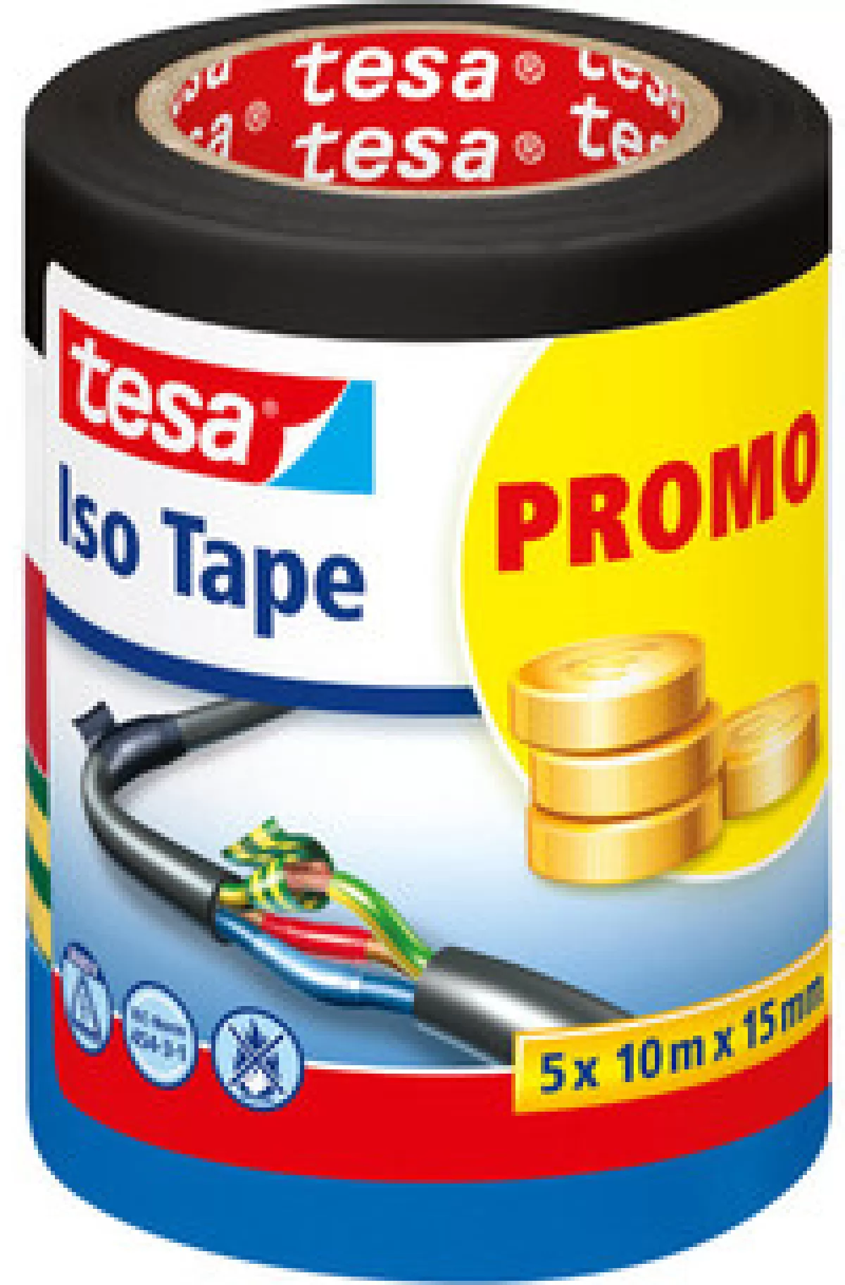 Brico Technische Tape-Tesa Isolatietape Promopack 5St.