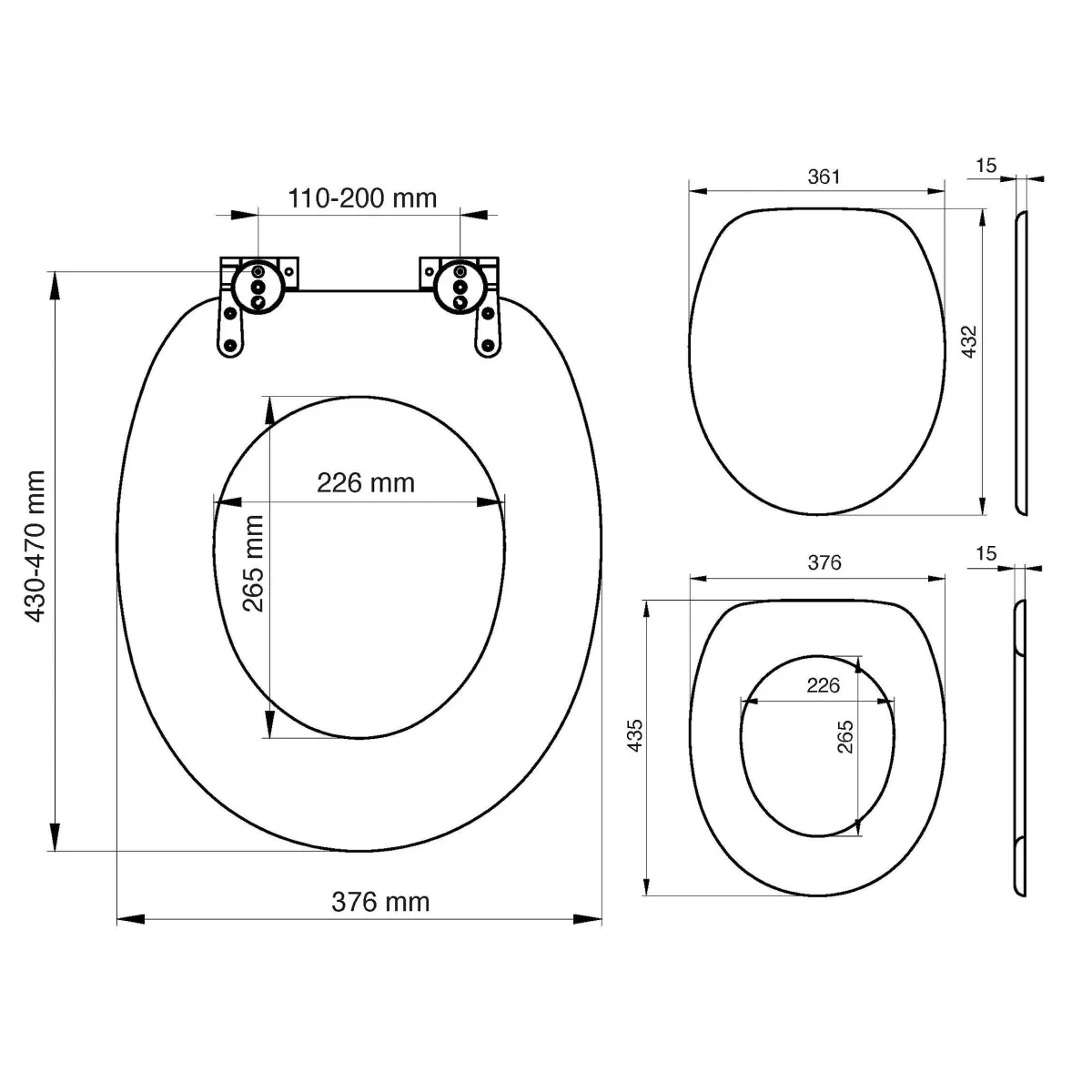 Brico Tiger Toiletzitting Old Wood Comfort Feel Mdf Bruin Flash Sale